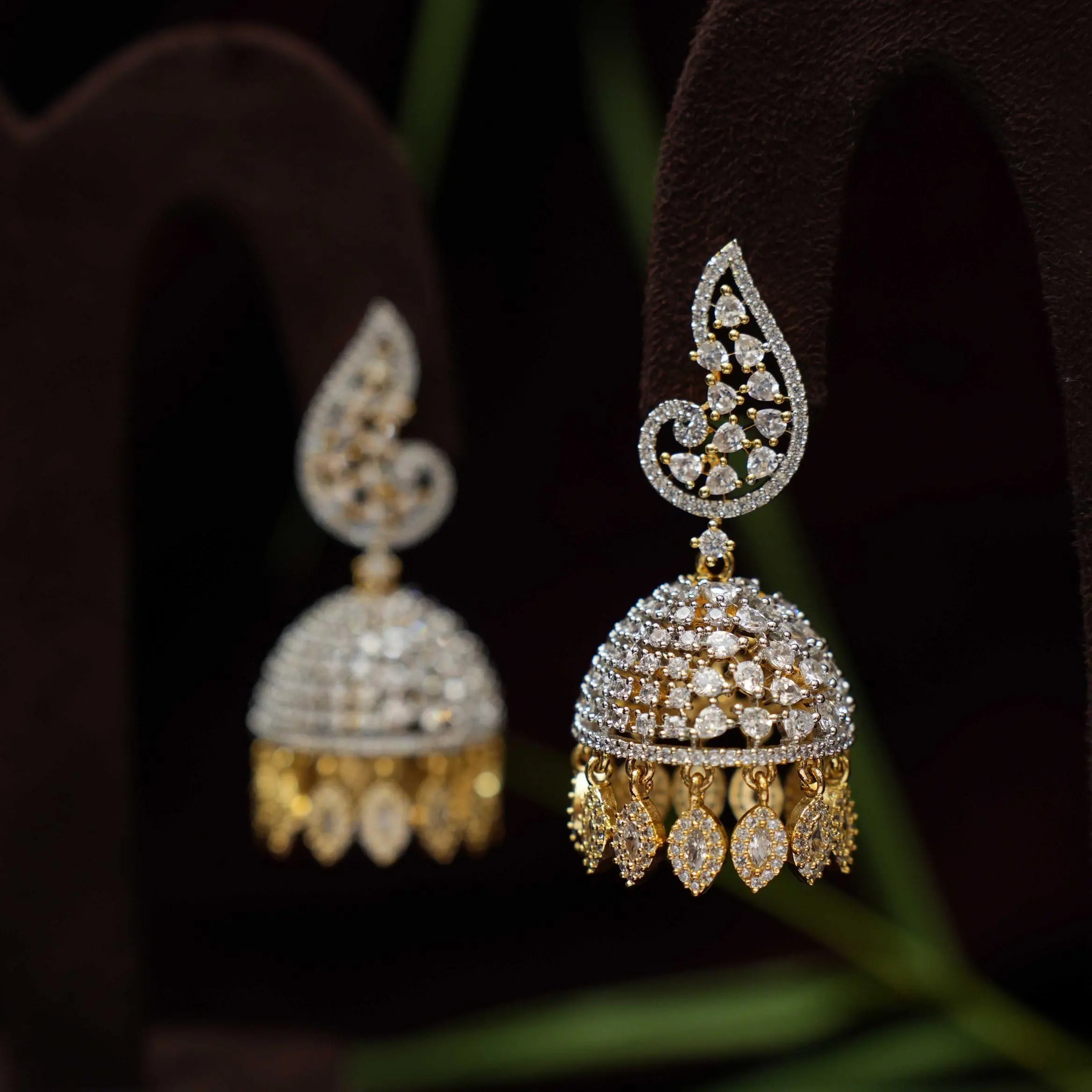 Purvi Designer Jhumka Earrings