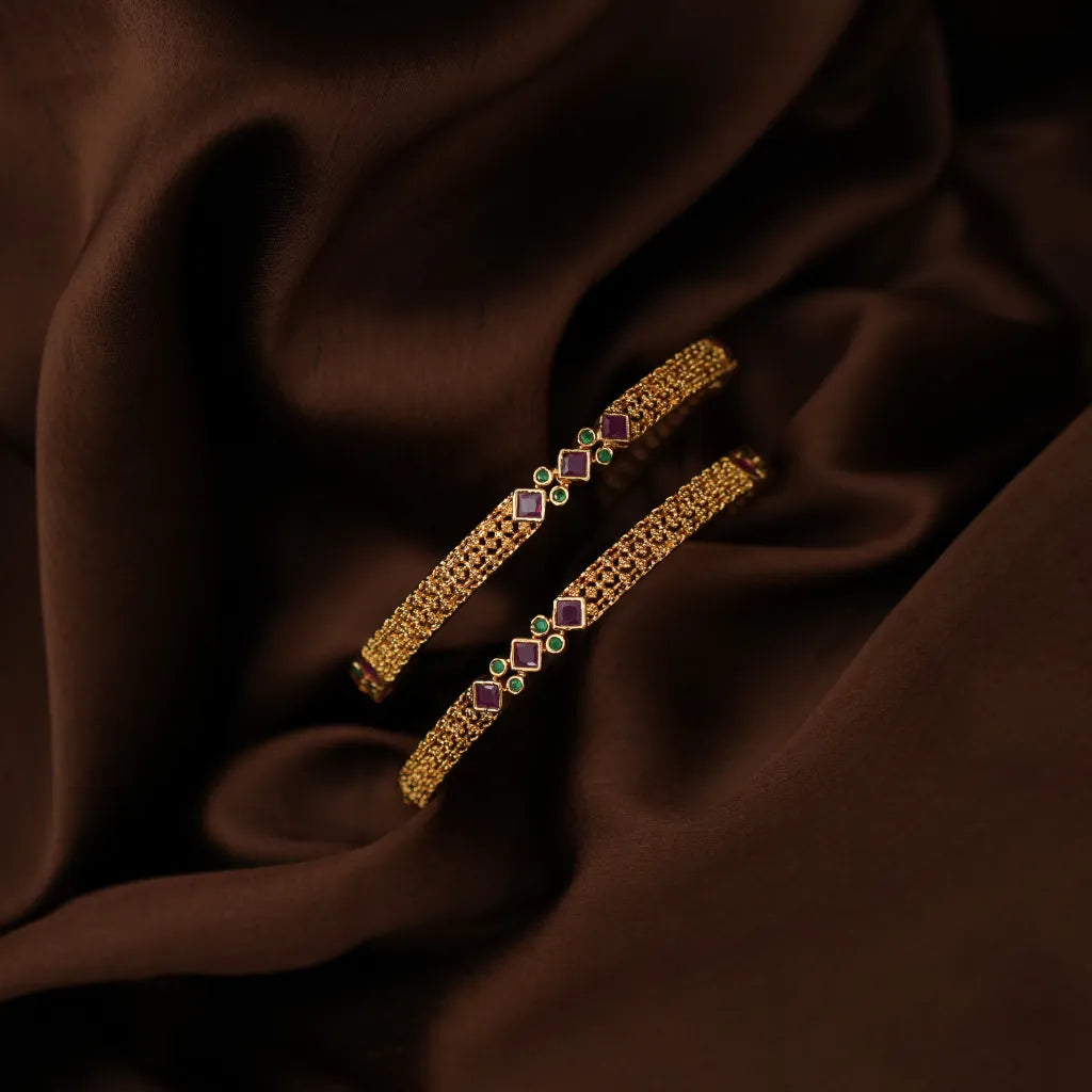 Qiana Antique Bangles
