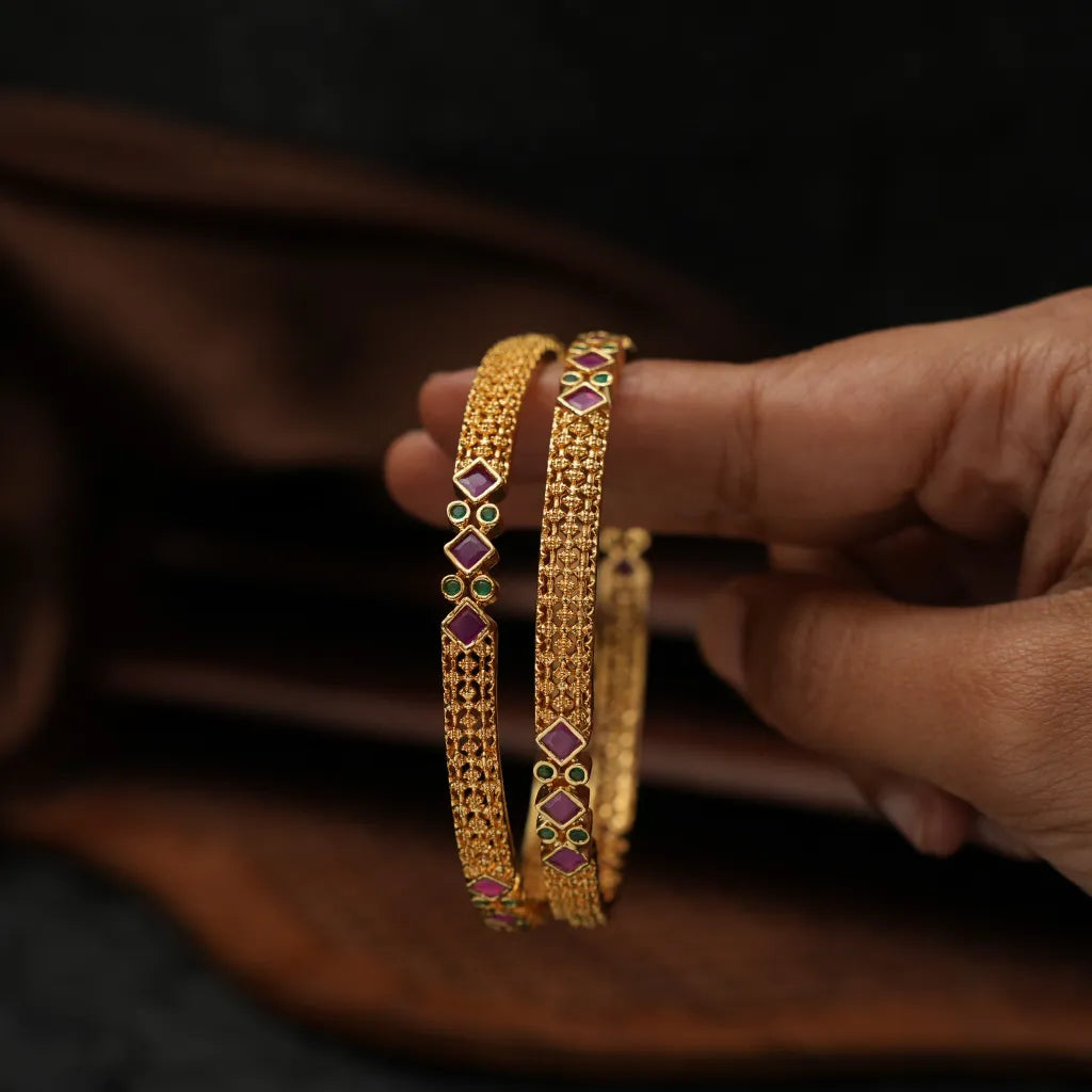 Qiana Antique Bangles