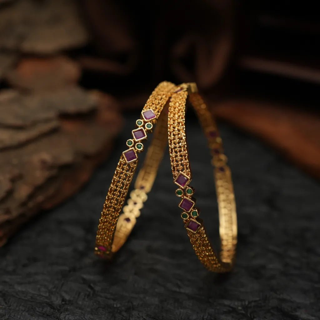 Qiana Antique Bangles