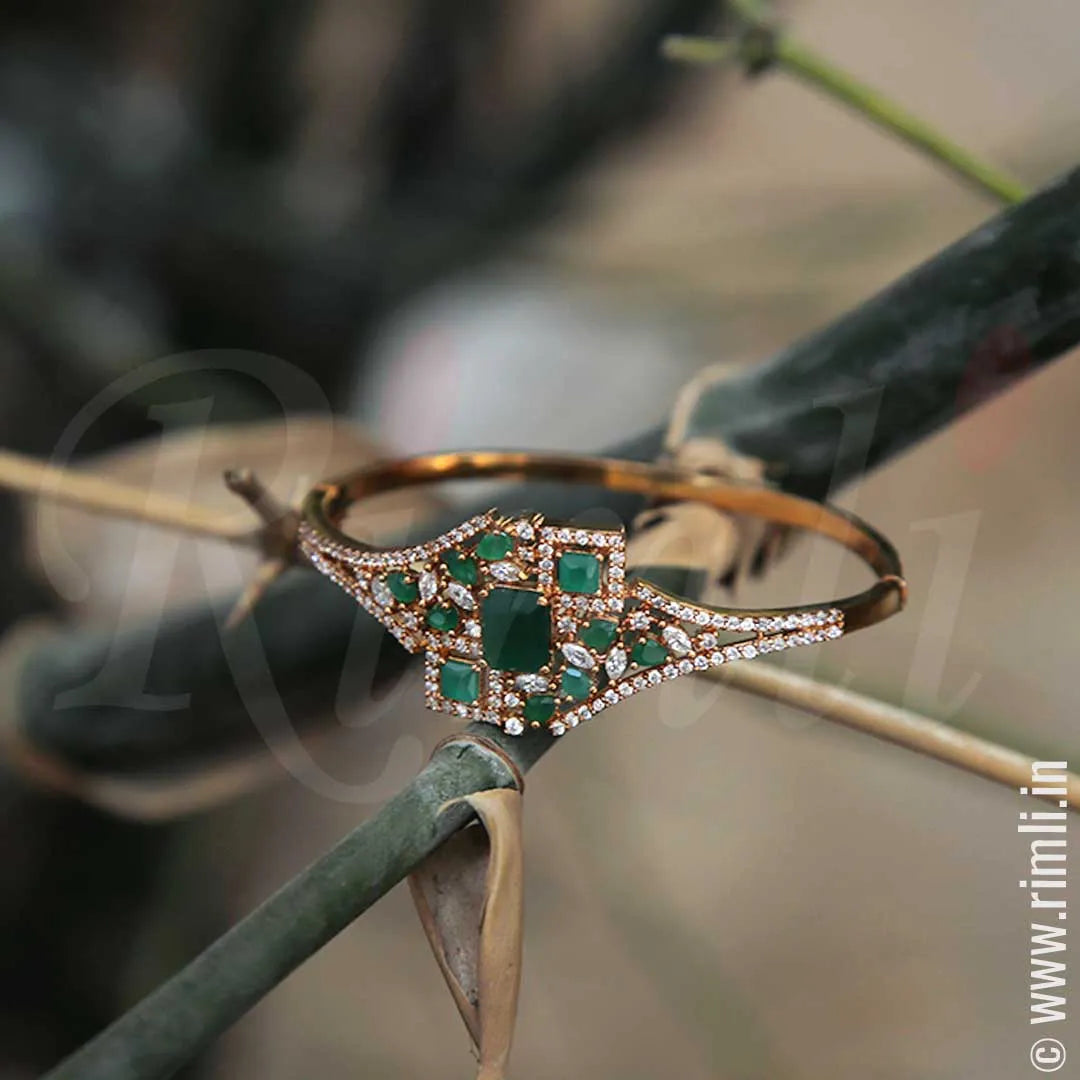 Green Designer Bangle - Rimli Boutique