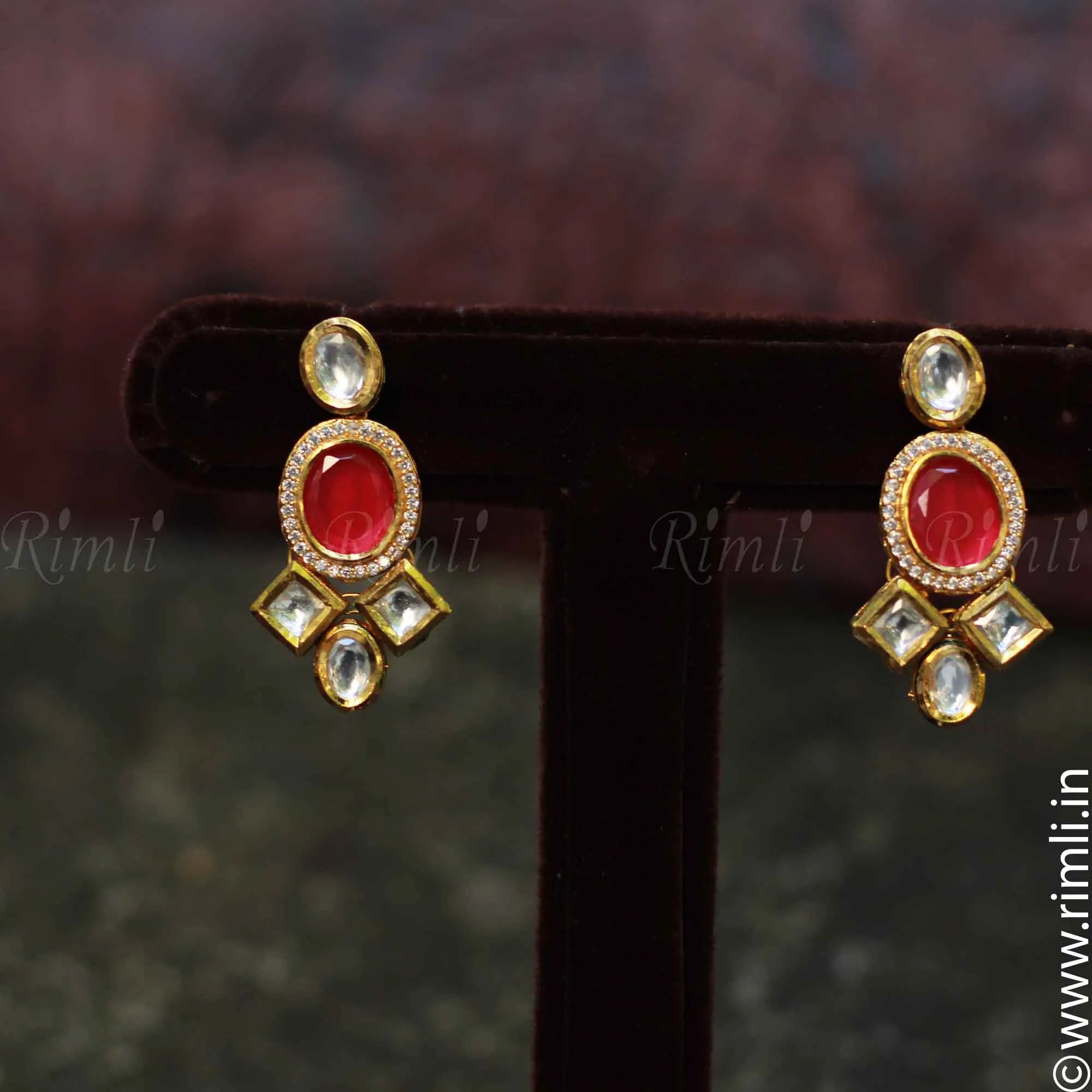 Classic Kundan Necklace Set - Rimli Boutique