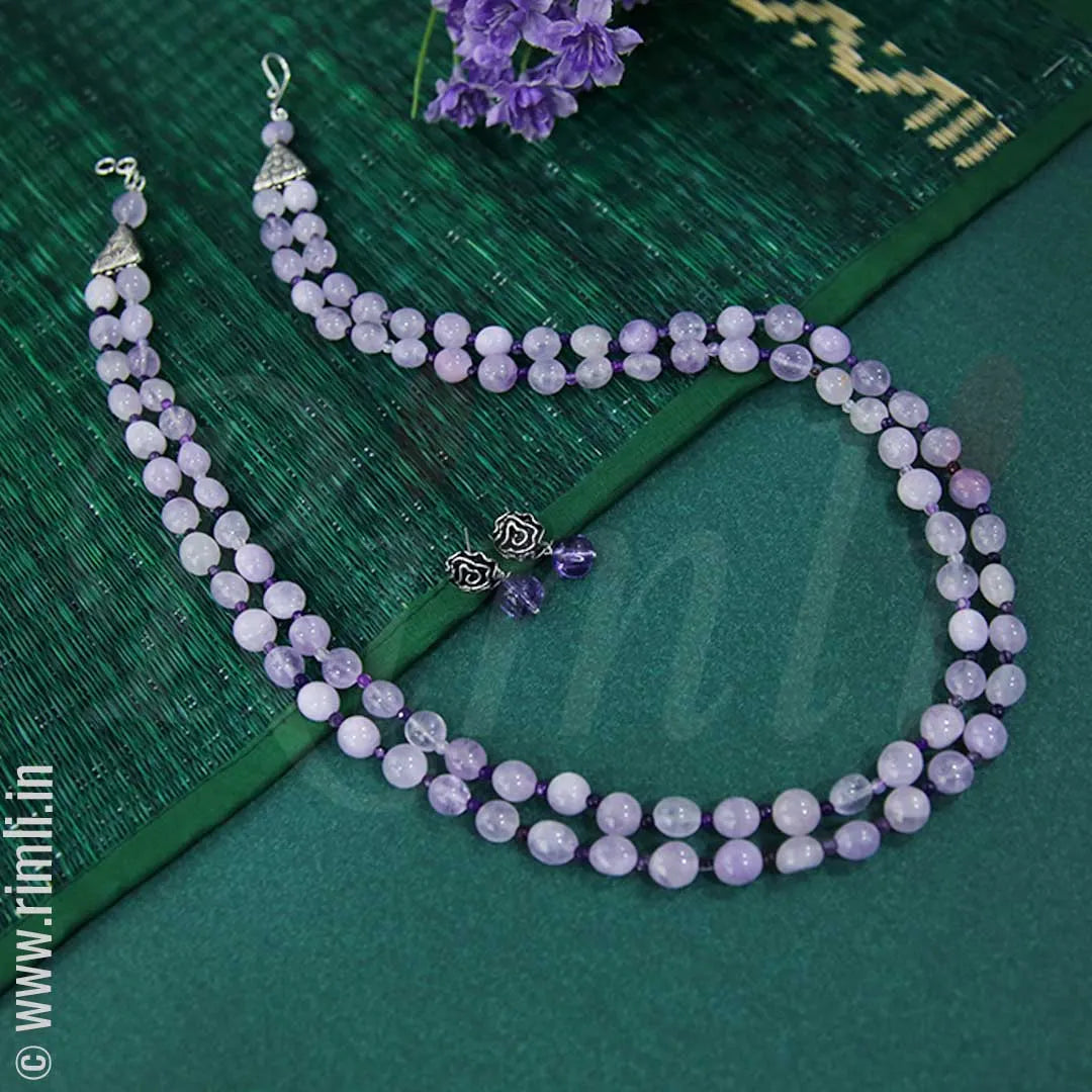 Lavender Necklace - Rimli Boutique