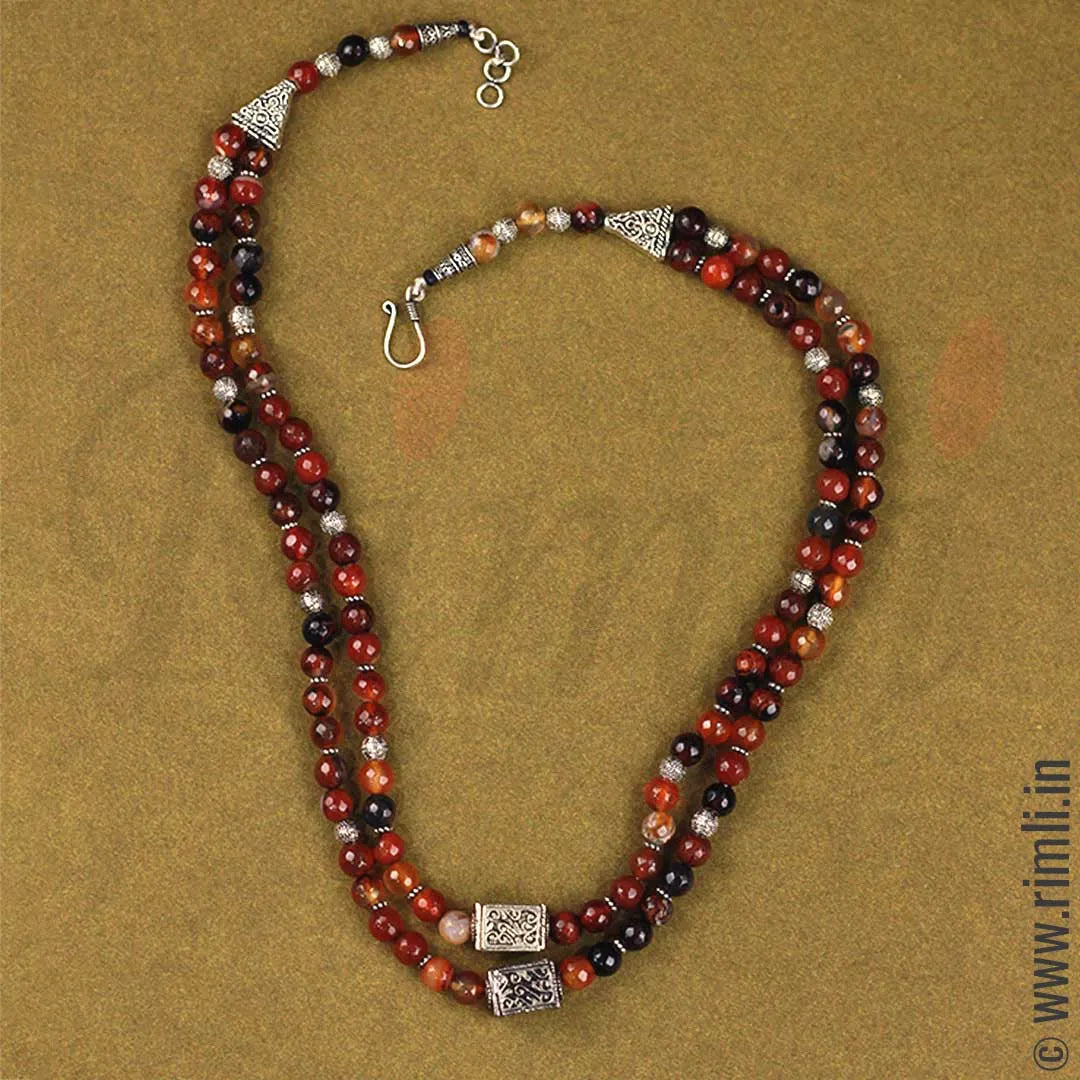 Shaded Brown Necklace - Rimli Boutique