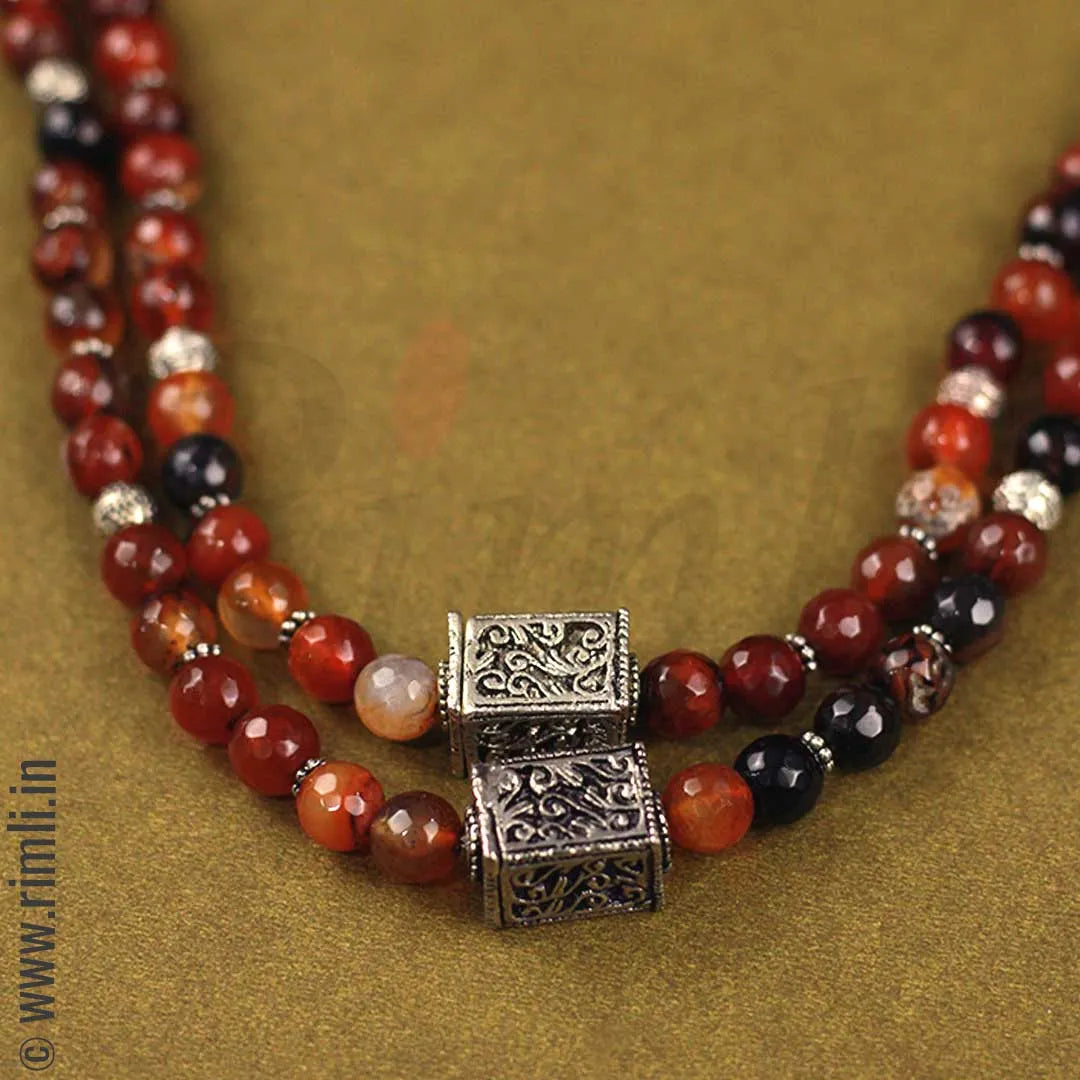 Shaded Brown Necklace - Rimli Boutique