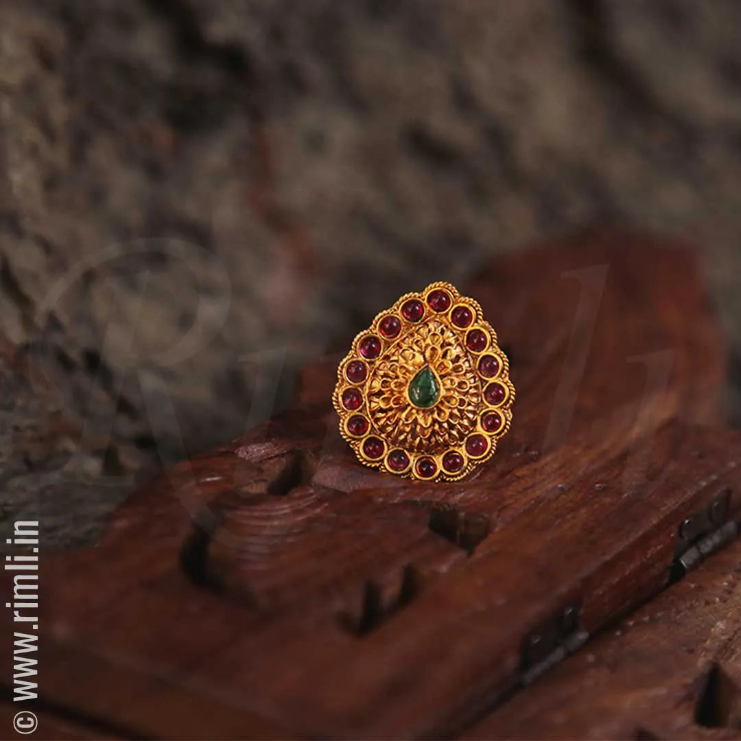 Traditional Ring - Green - Rimli Boutique