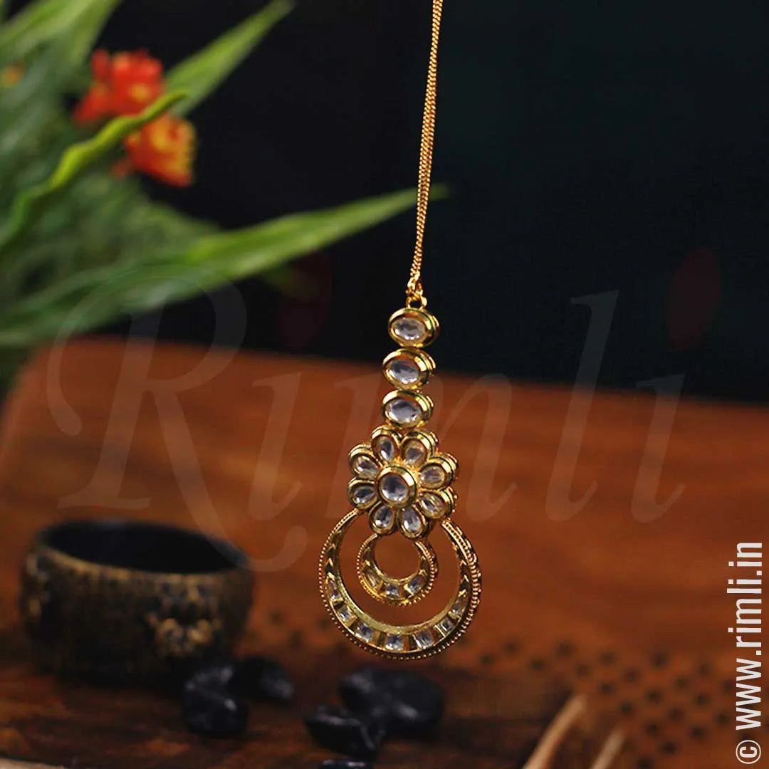Ethnic Chandbali Tikka - Rimli Boutique