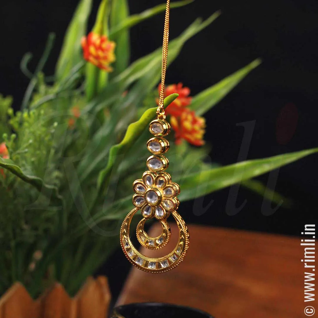 Ethnic Chandbali Tikka - Rimli Boutique