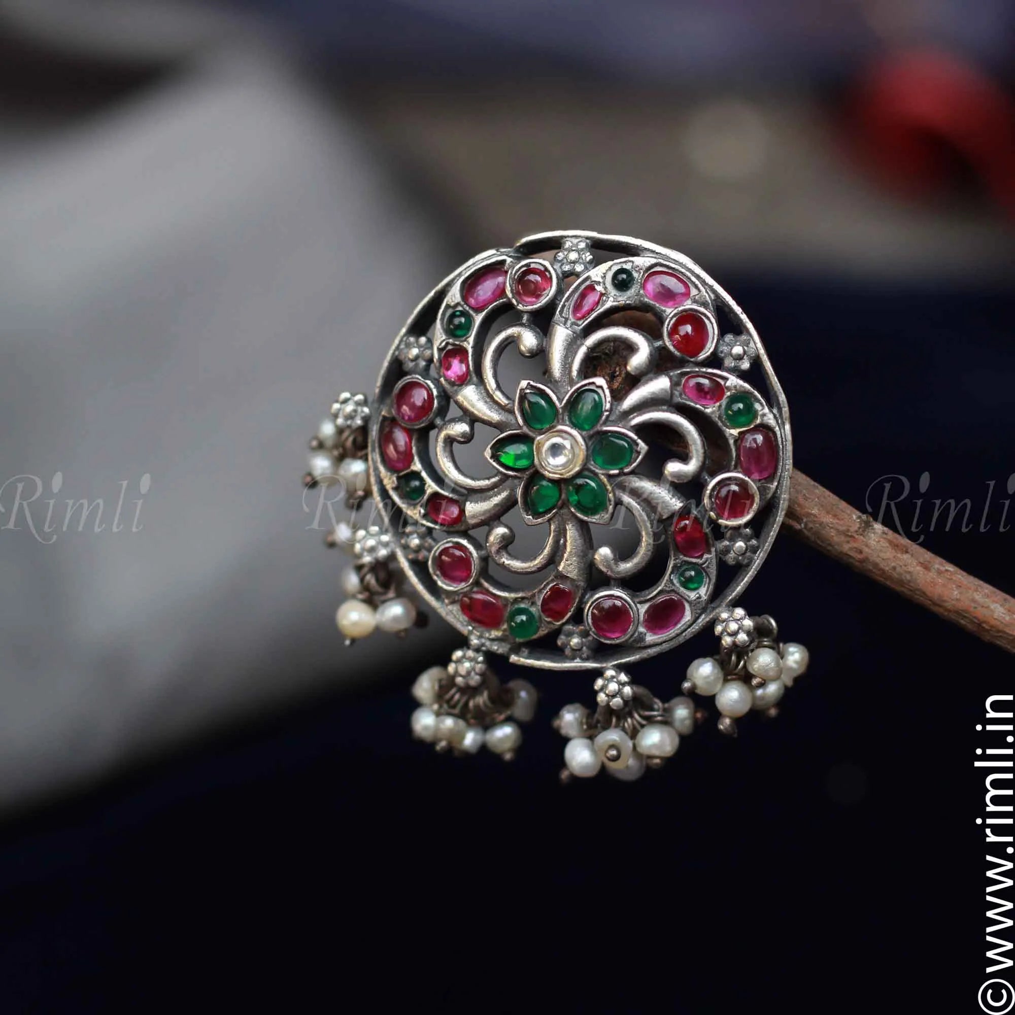 Silver Ear Stud - Rimli Boutique