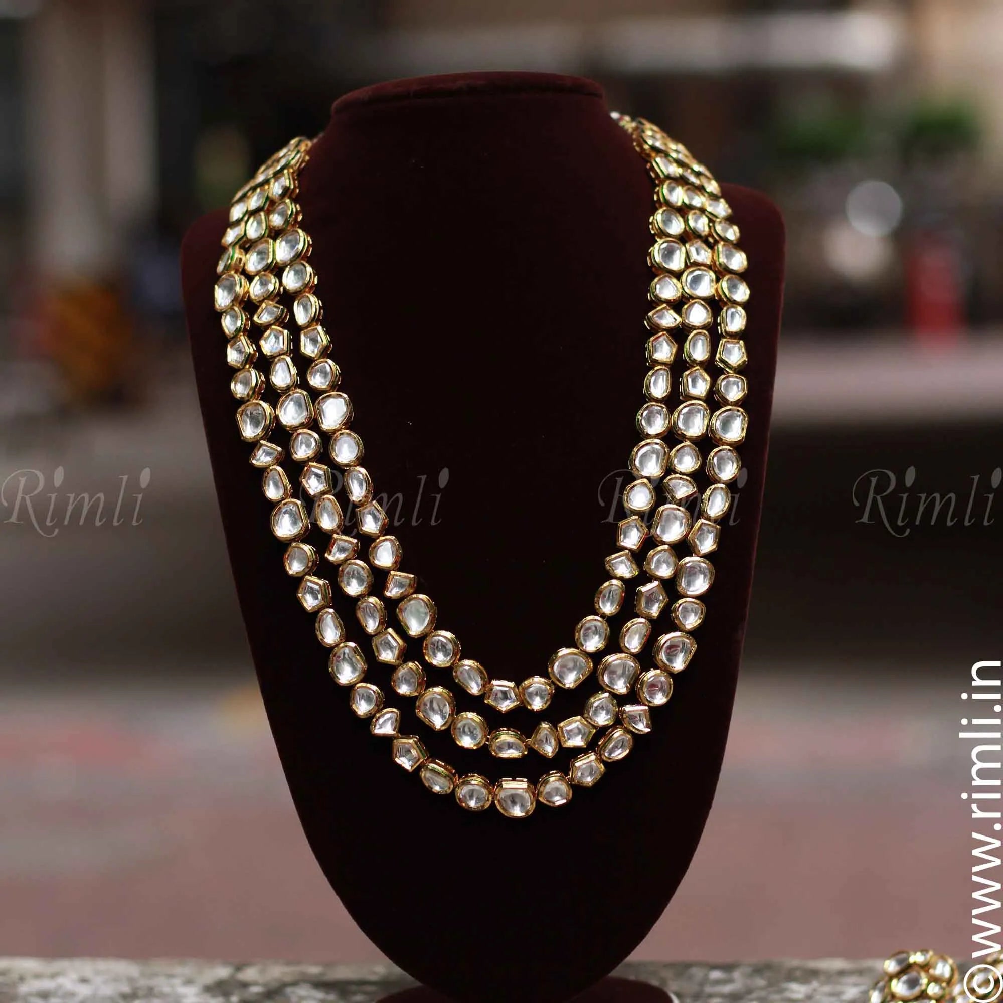 Layered 2025 kundan necklace
