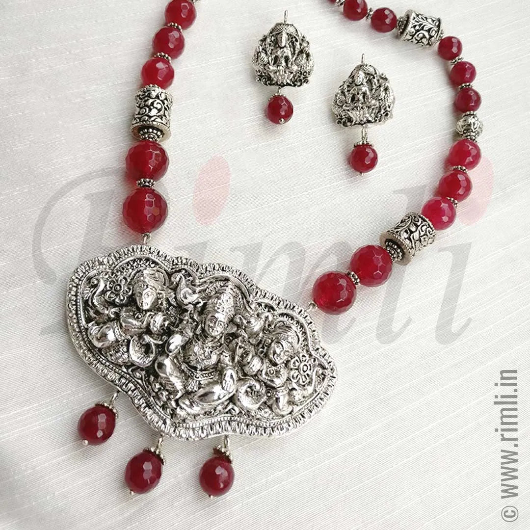 Nakshi Style Beaded Lakshmi Matha Set - Rimli Boutique
