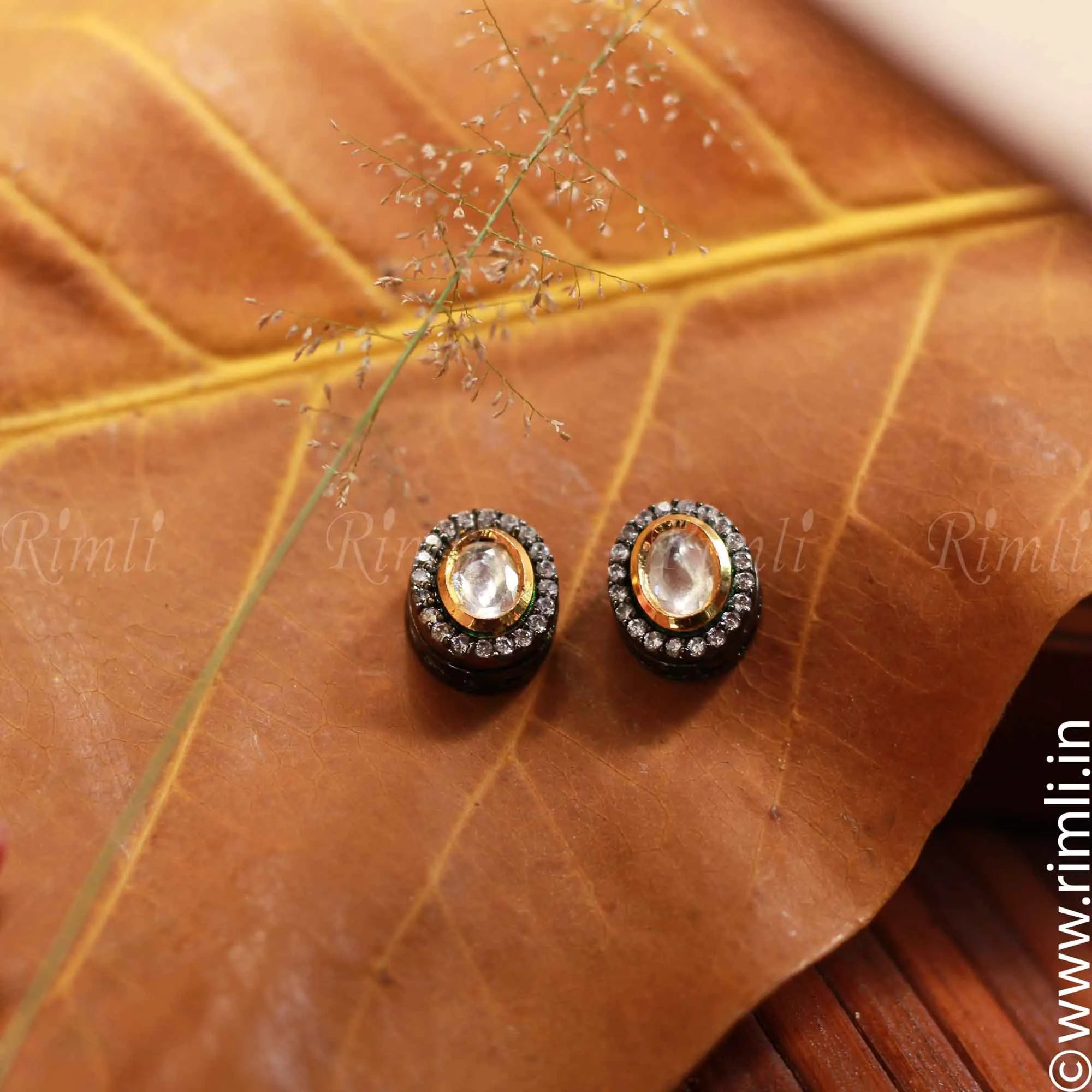 Victorian Kundan Earrings - Rimli Boutique