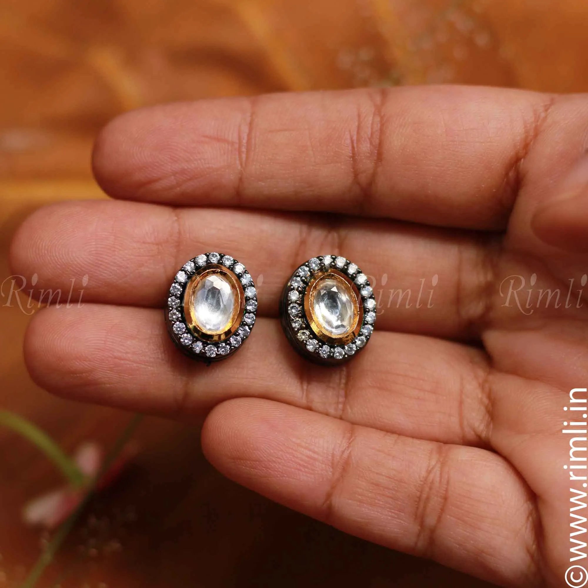 Victorian Kundan Earrings - Rimli Boutique