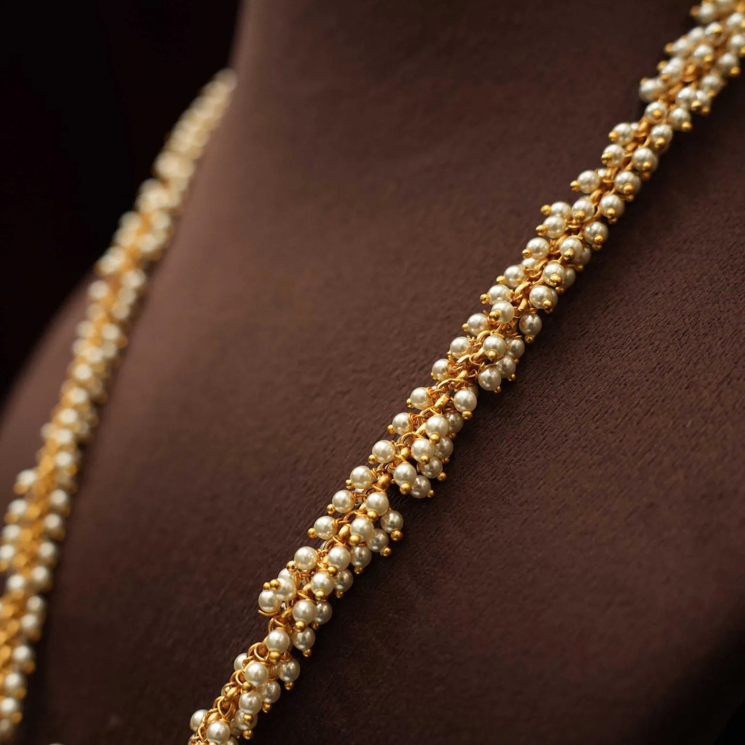 RIsha Pearl Polki Necklace - Rimli Boutique