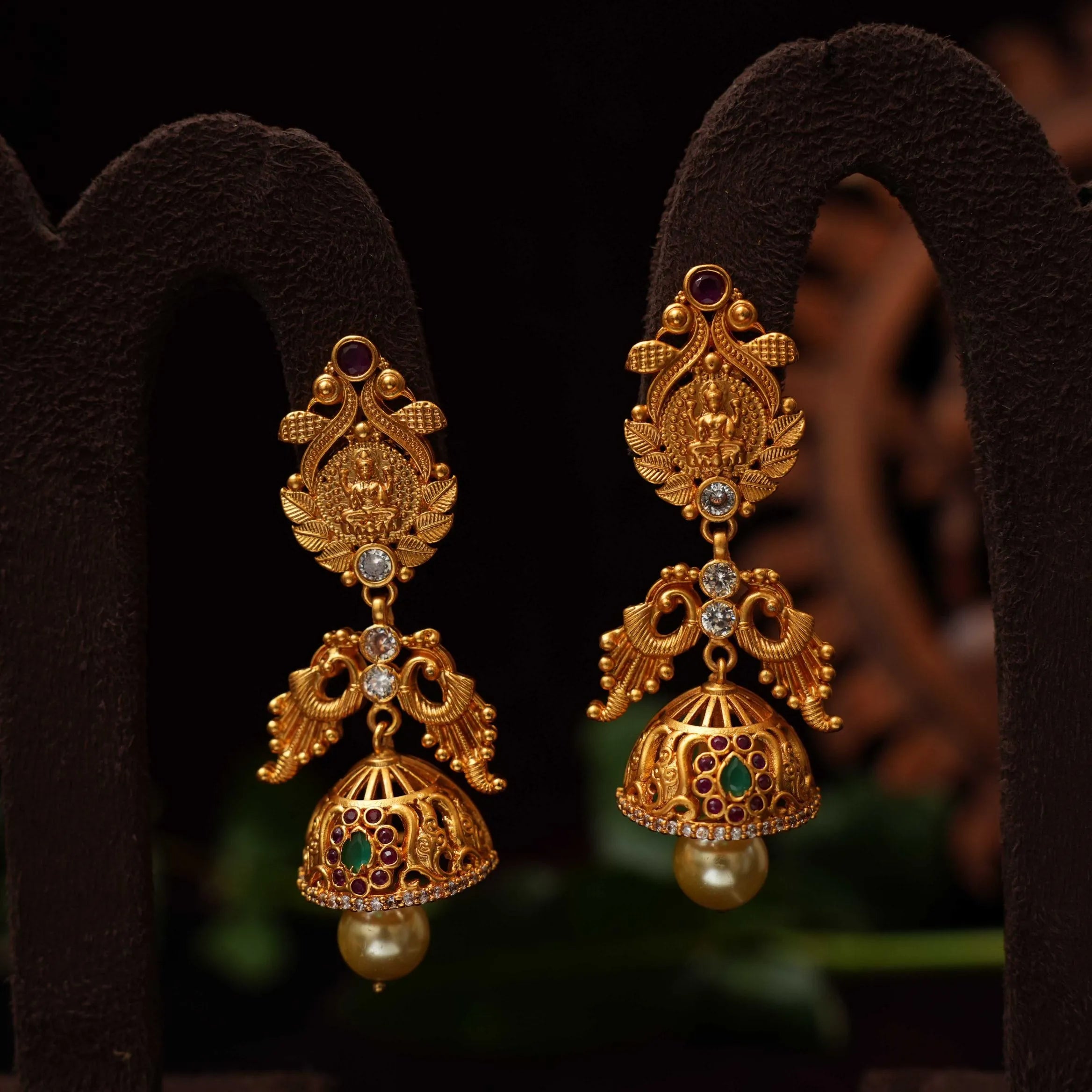 Antique jhumka earrings deals