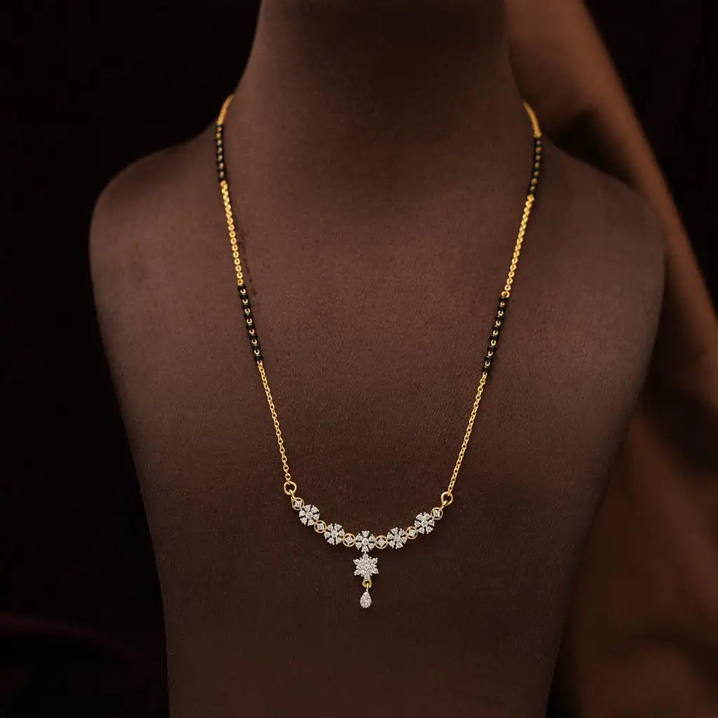 Racita Silver Mangalsutra Chain