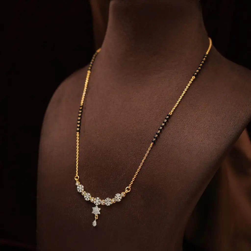 Racita Silver Mangalsutra Chain