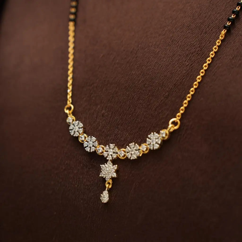 Racita Silver Mangalsutra Chain