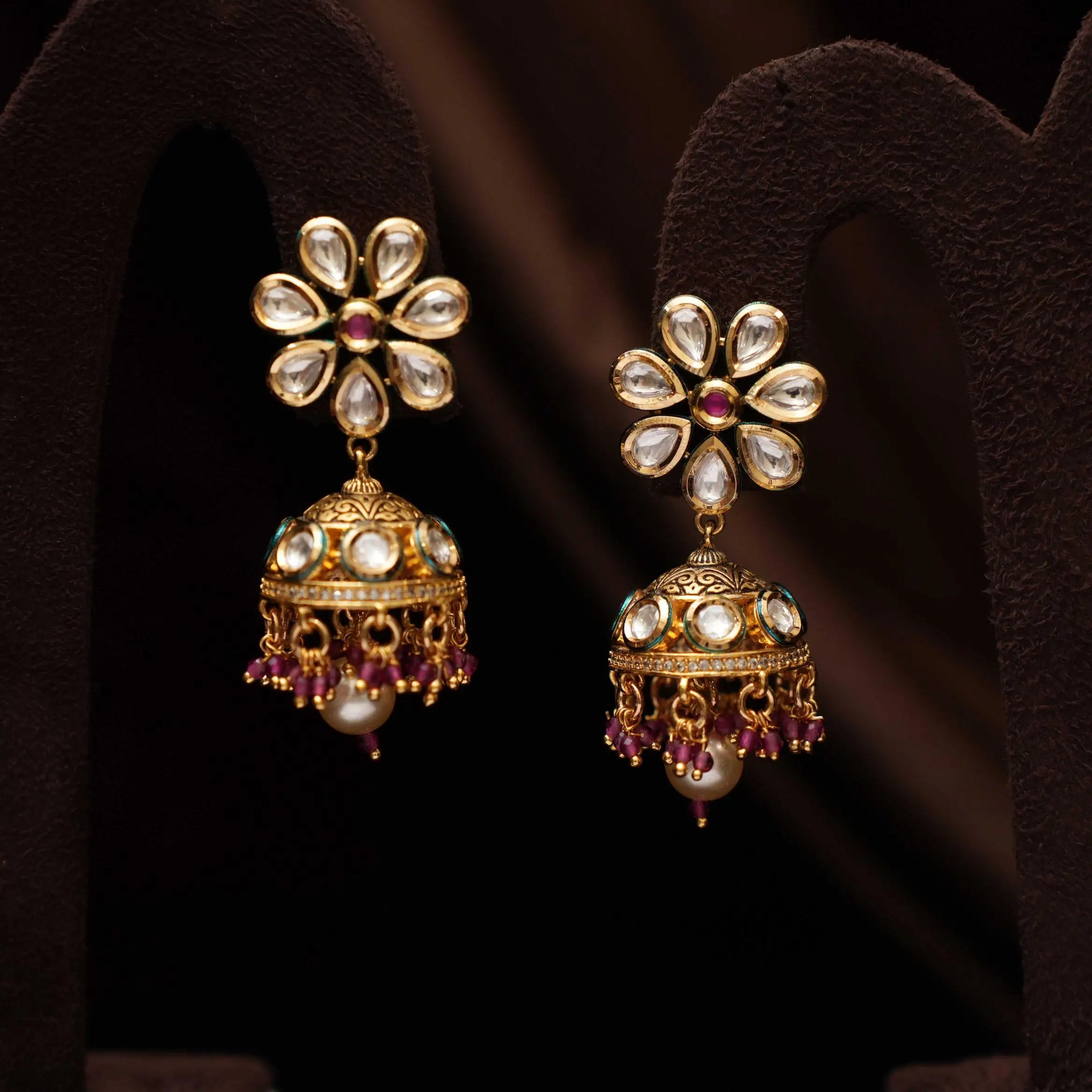 Ragaa Kundan Choker - Red