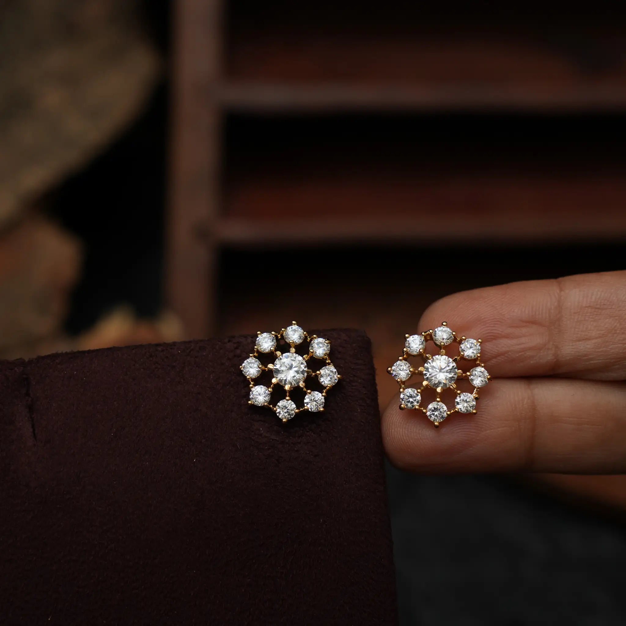 Ragavi Zircon Ear Stud