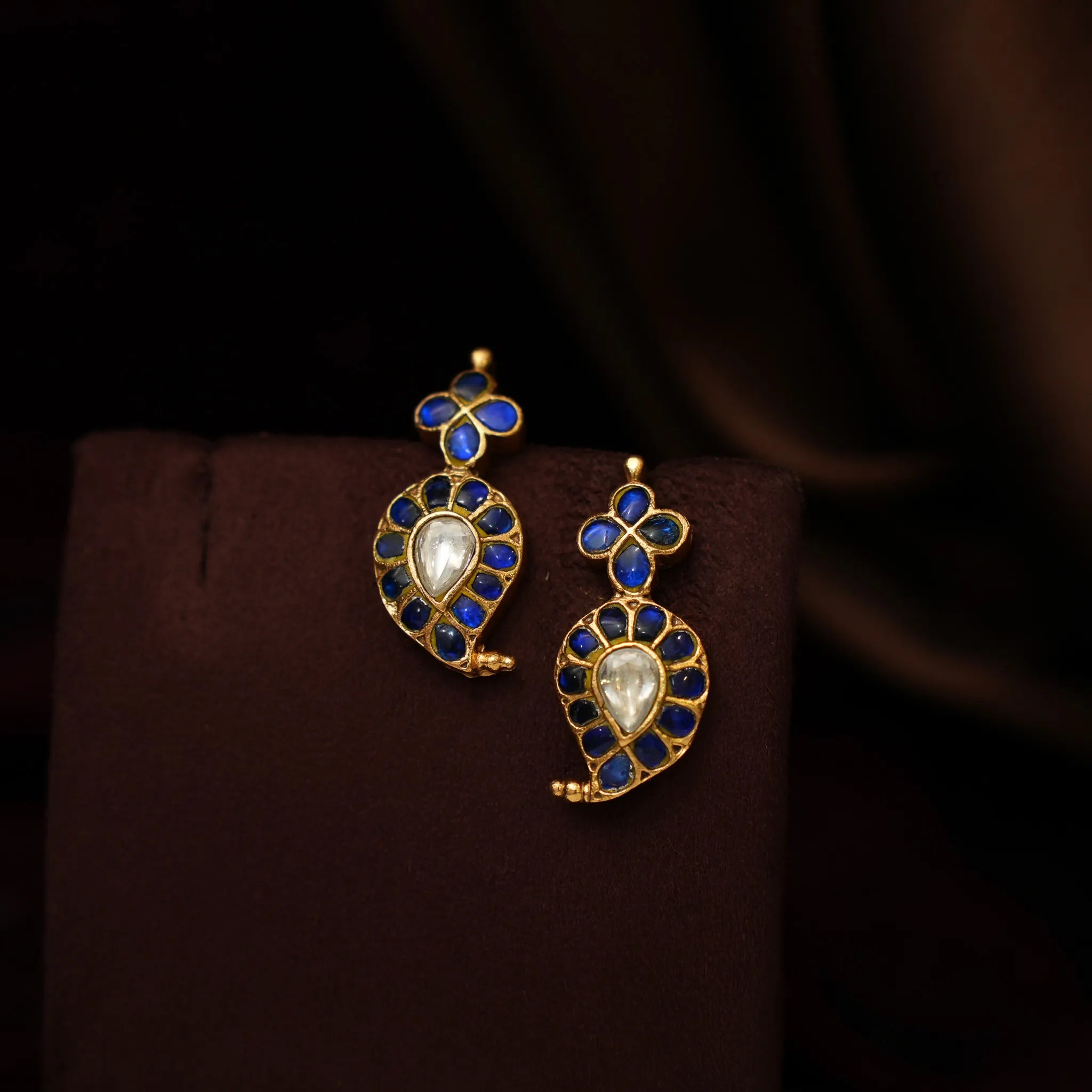 Rajani Antique Mangalsutra Necklace - Blue