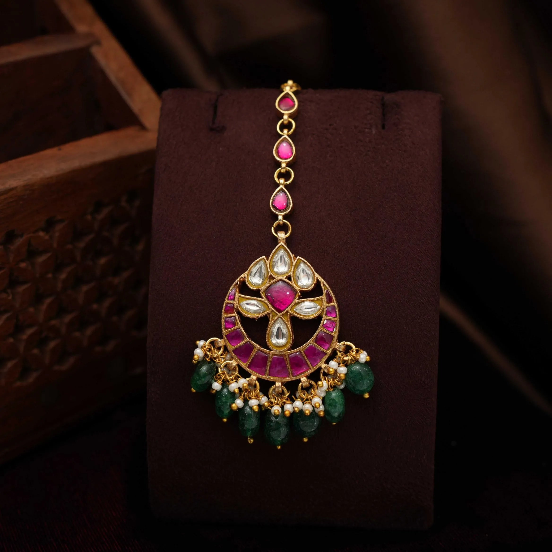 Rajivi Polki Tikka - Red