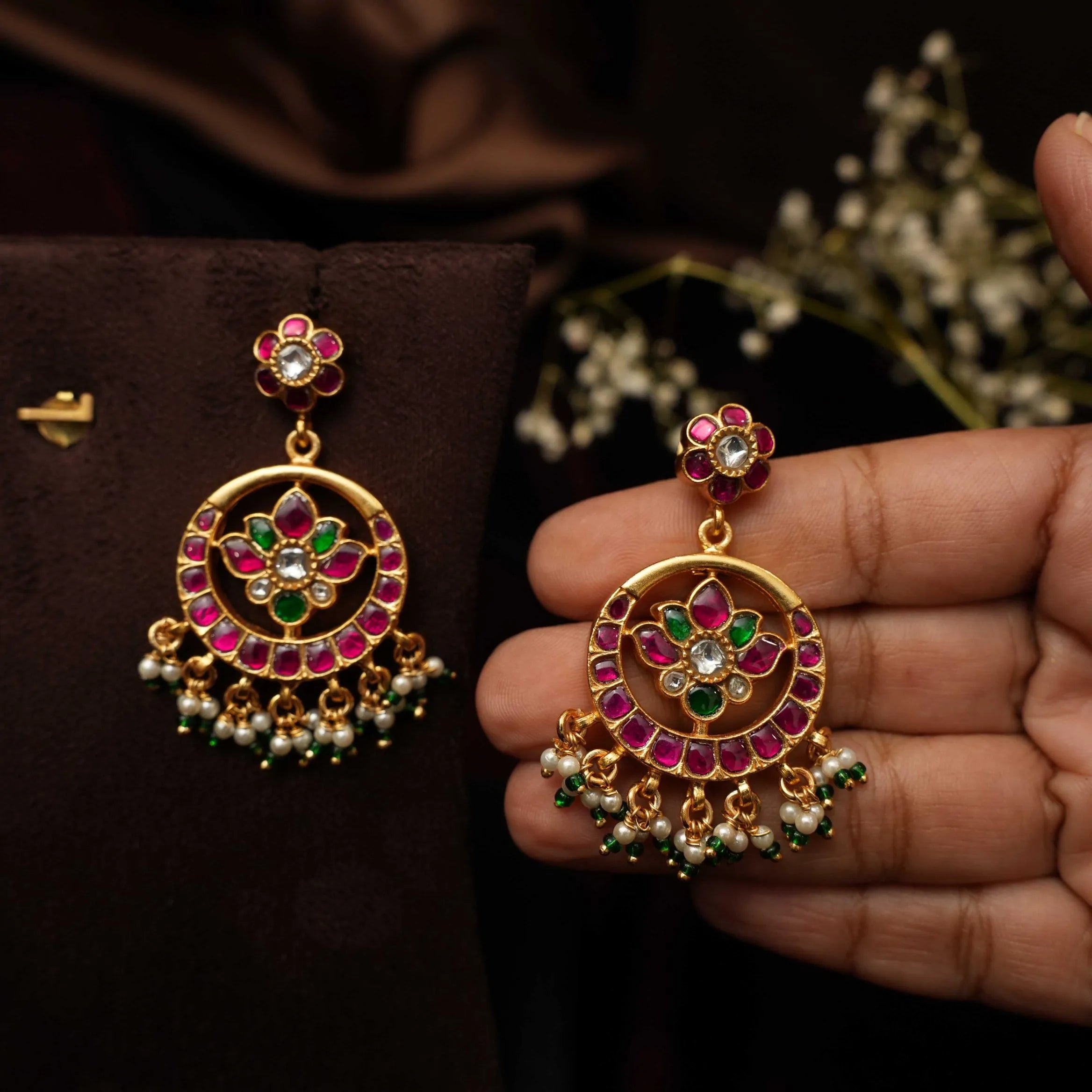 Raksha Silver Earrings