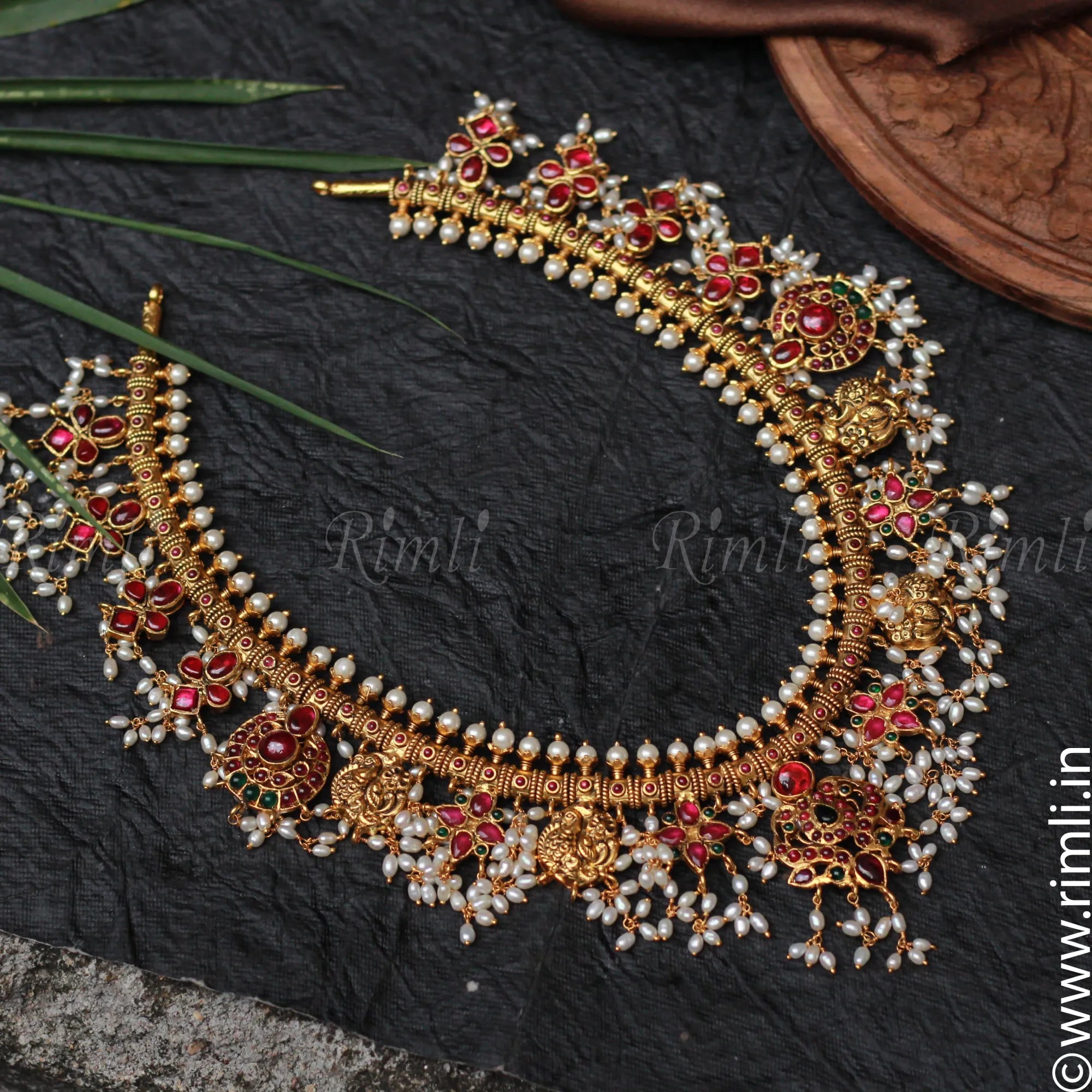 Rathi Silver Guttupusalu Necklace