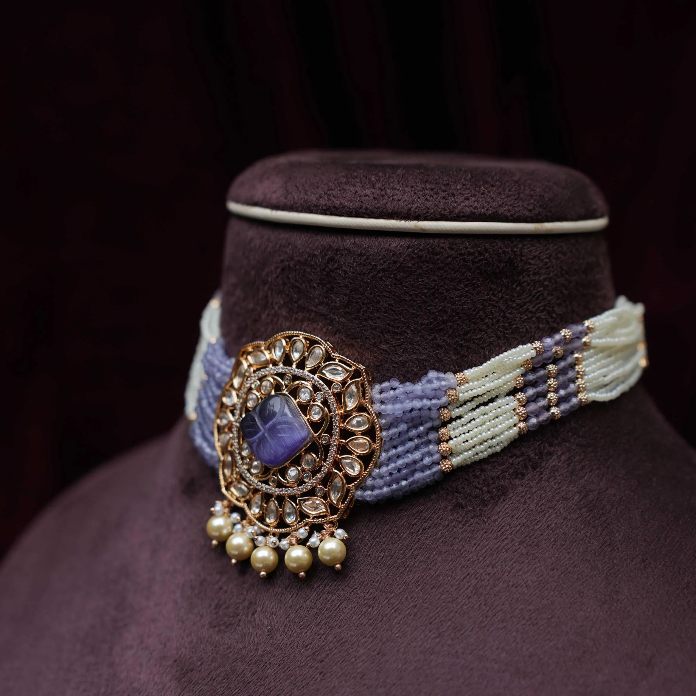 Renu Pearl Necklace - Lilac