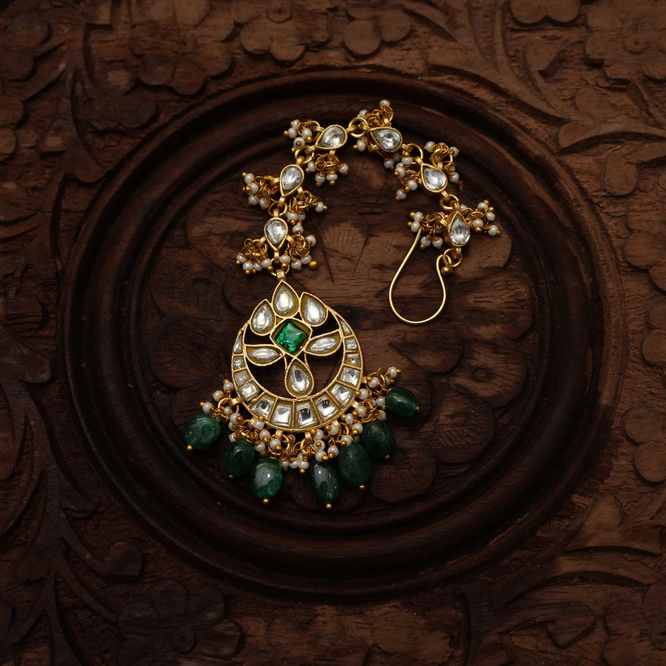 Rajivi Polki Tikka - White