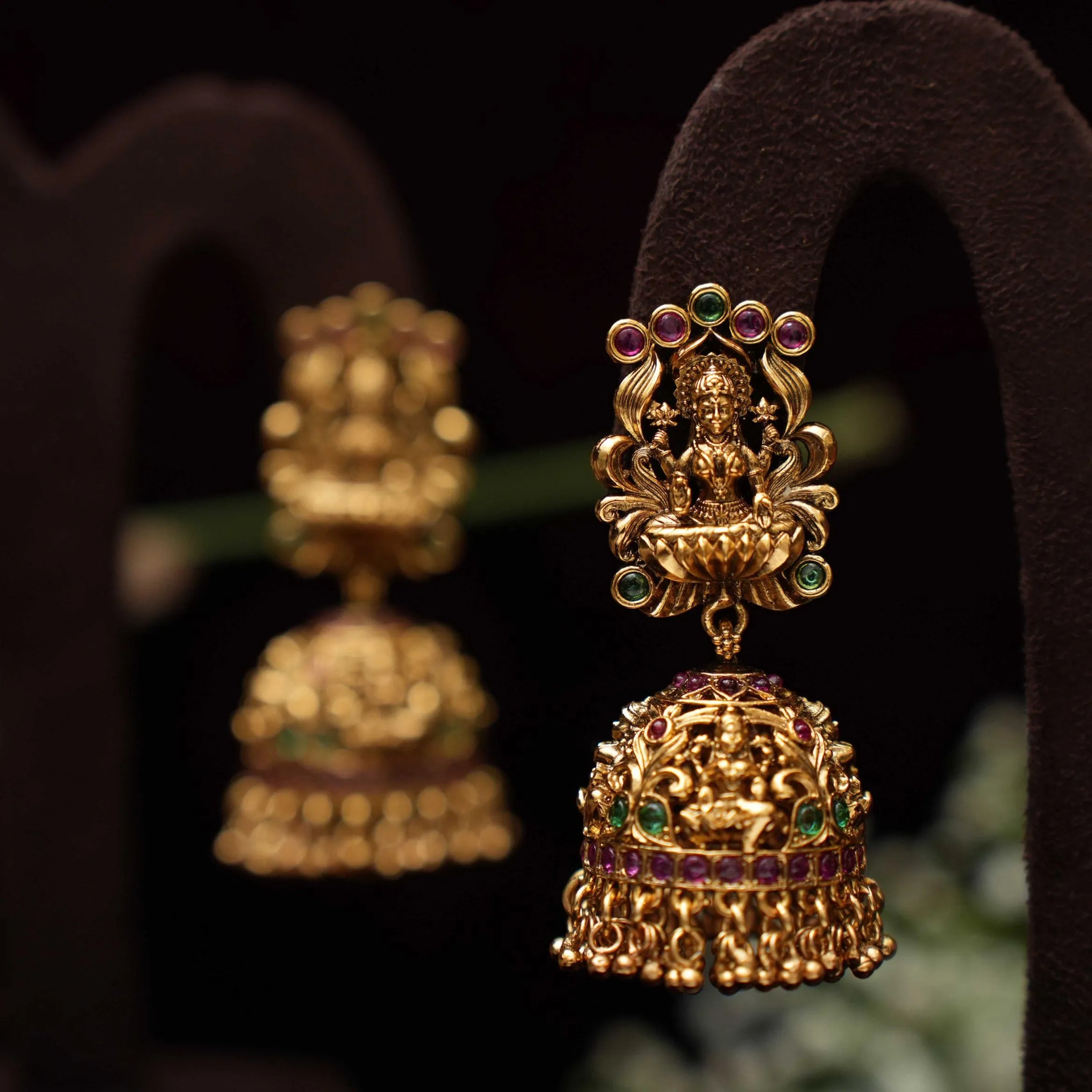 Rhadori Antique Jhumka Earirngs