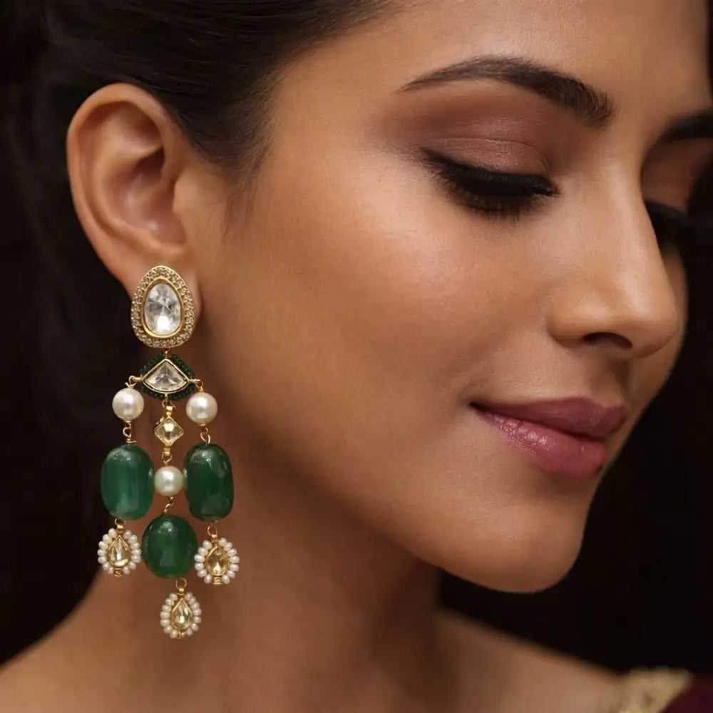Rhea Polki Earrings
