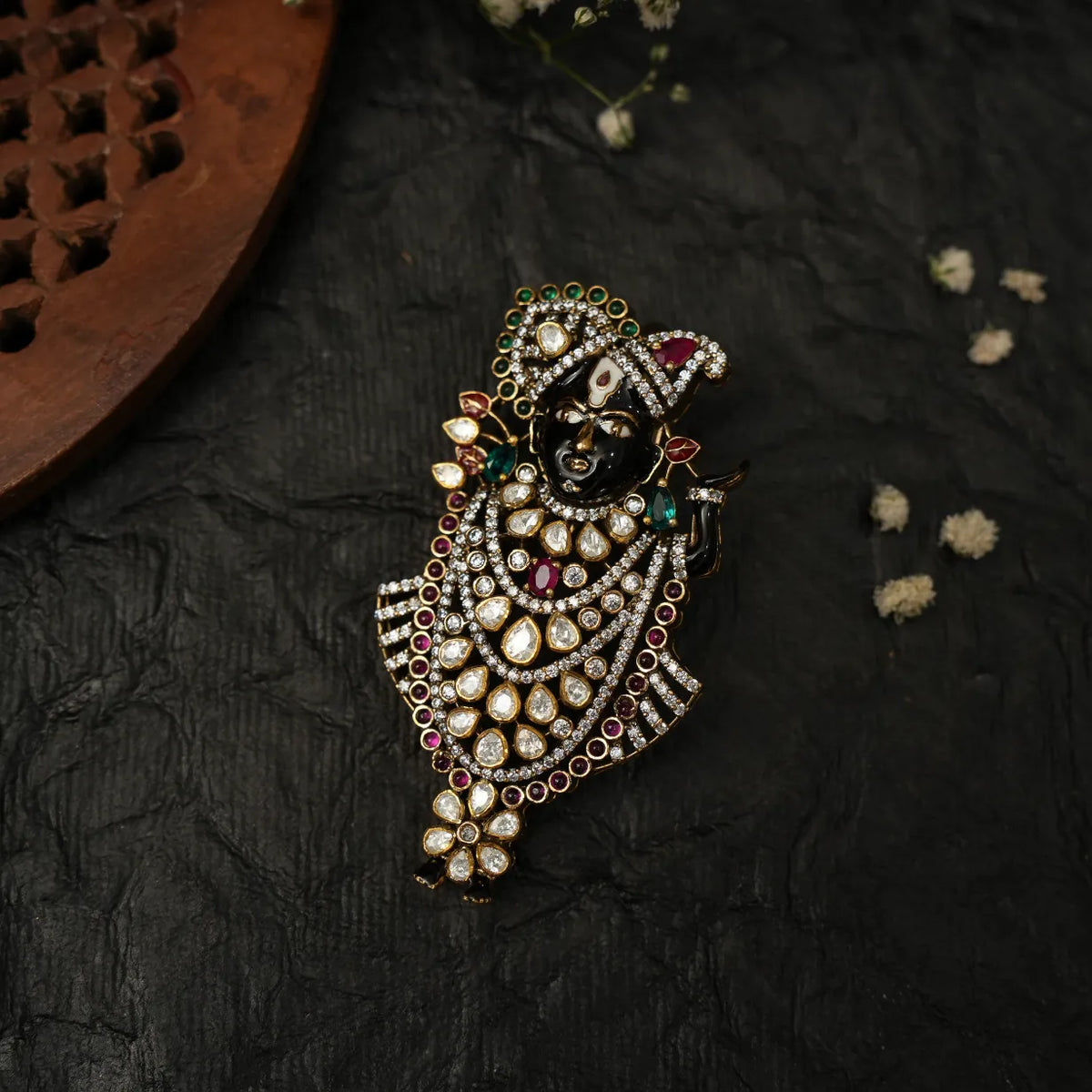 Jagannath Silver Pendant