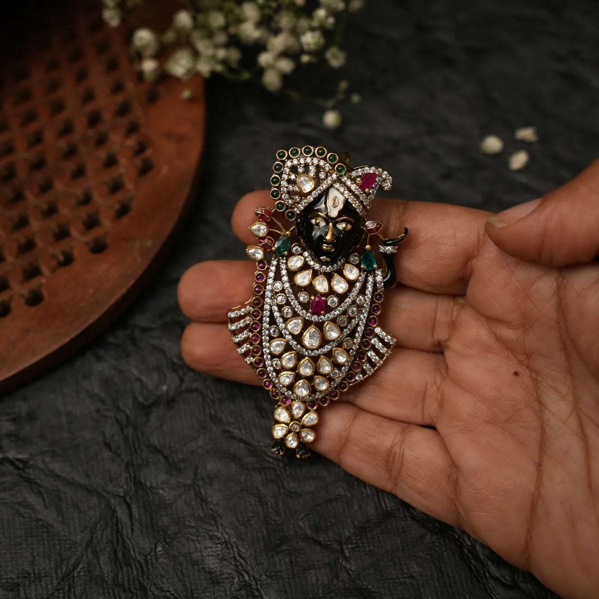 Jagannath Silver Pendant