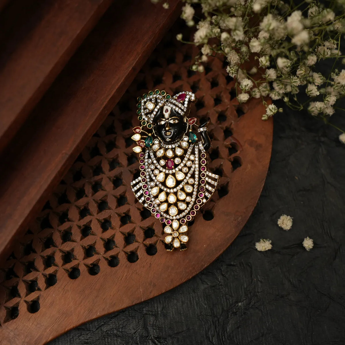 Jagannath Silver Pendant