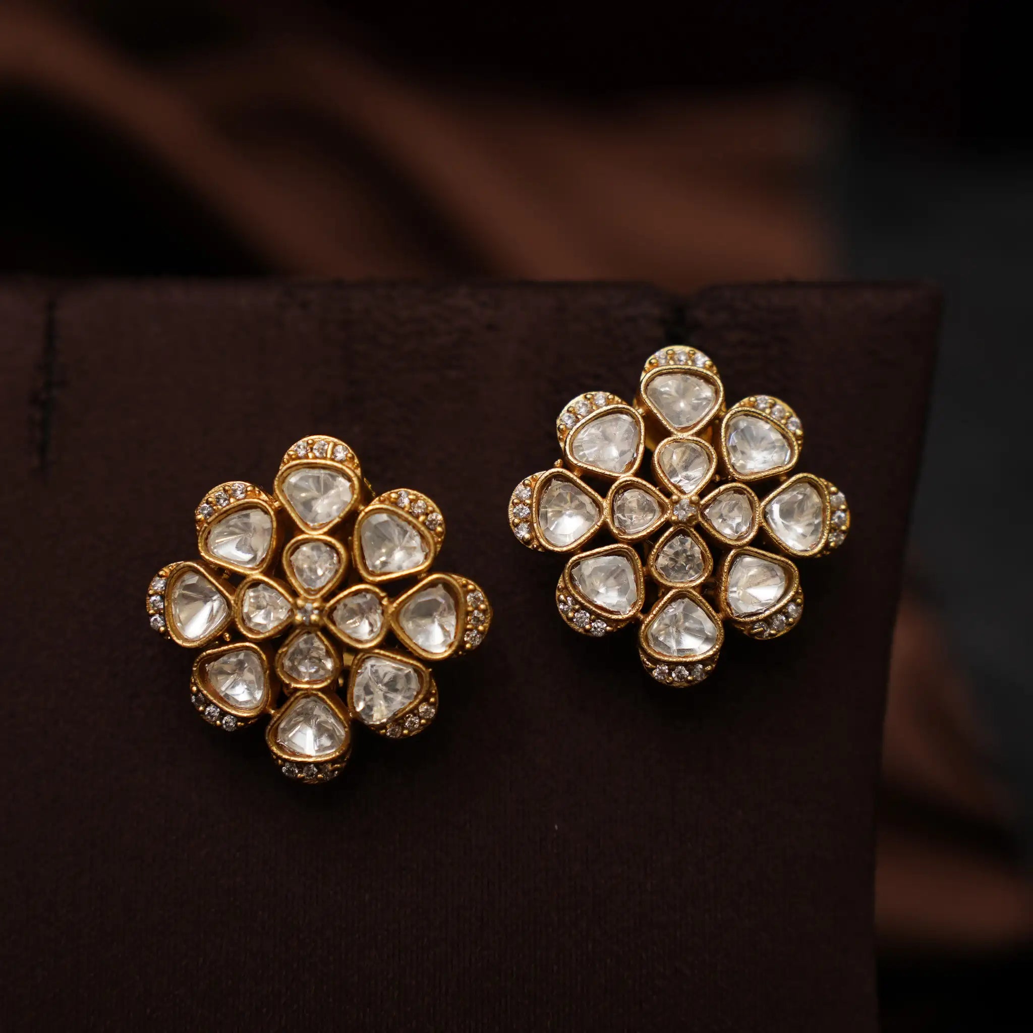 Rima Polki Ear Stud