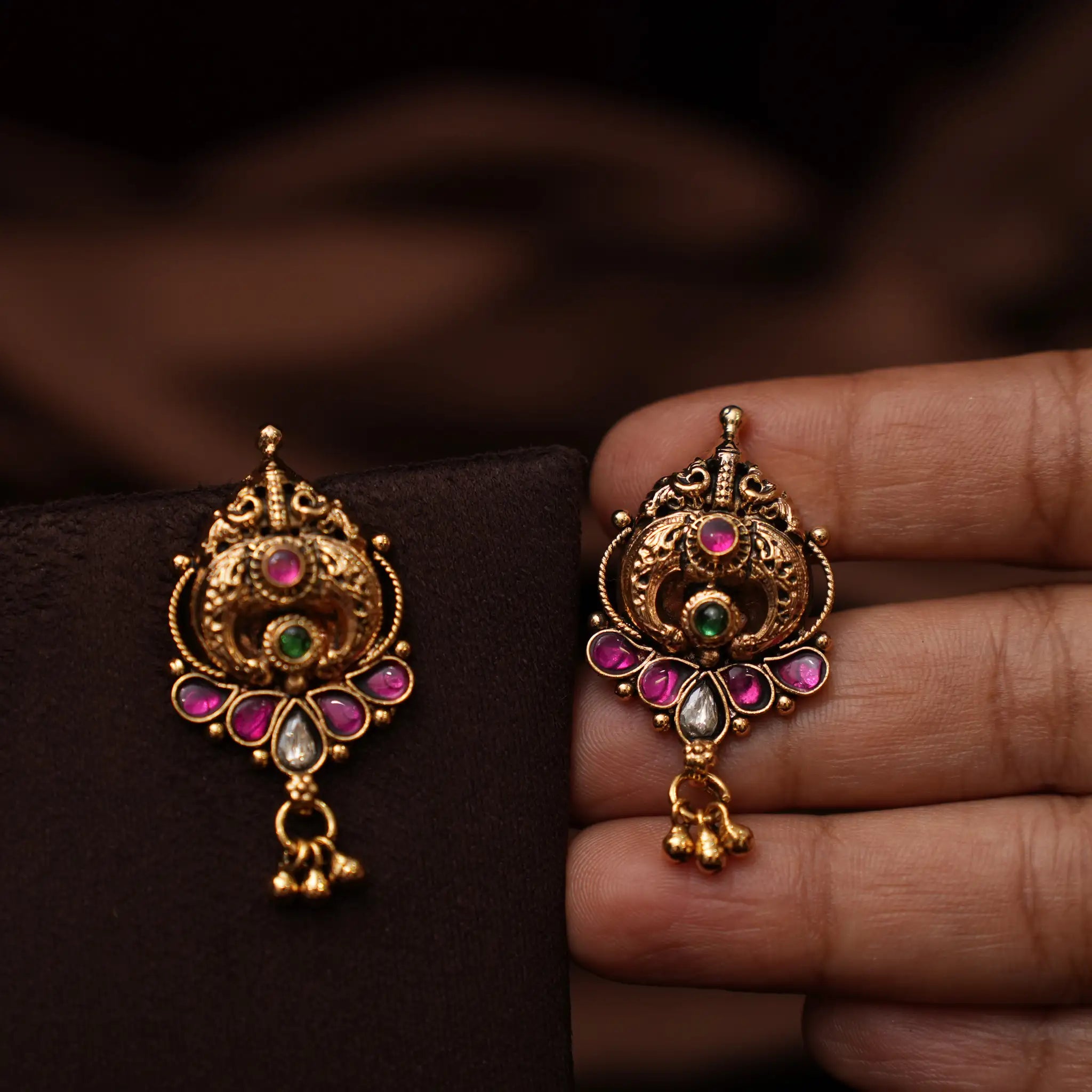 Risha Antique Ear Stud