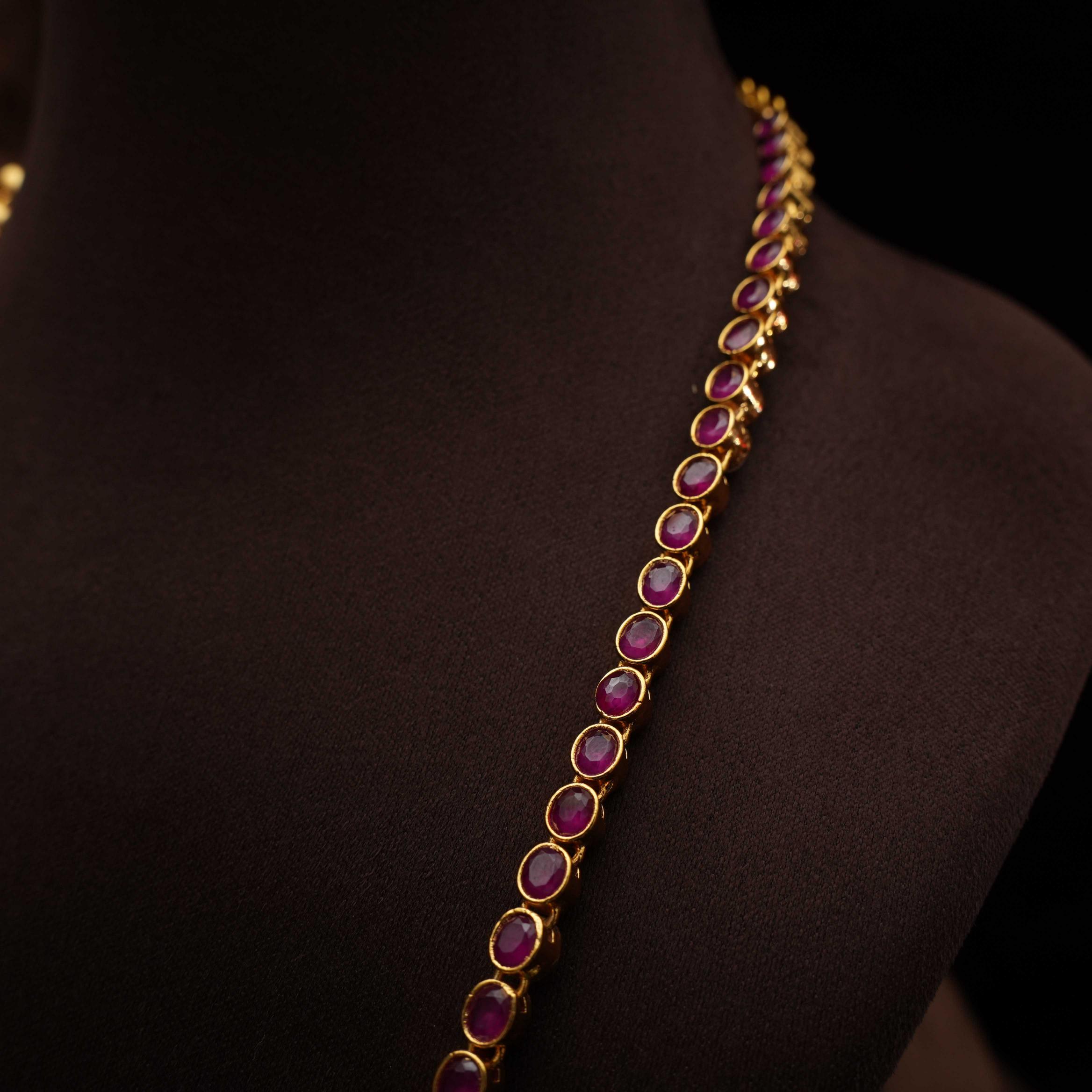 Risha Silver Reversible Necklace