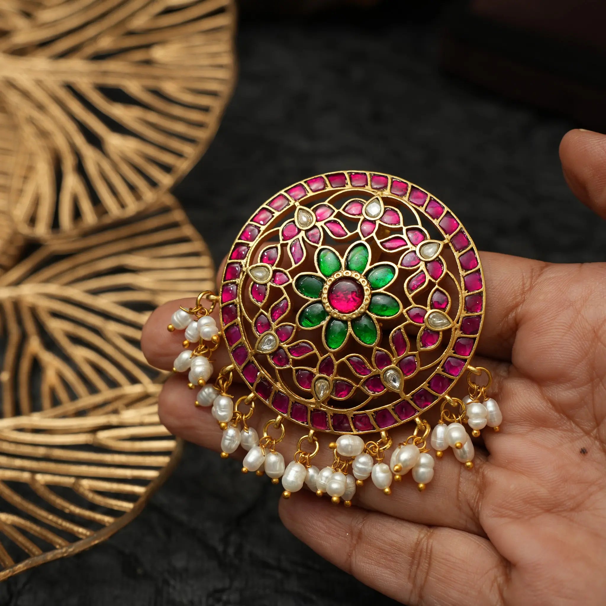 Rishab Polki Pendant