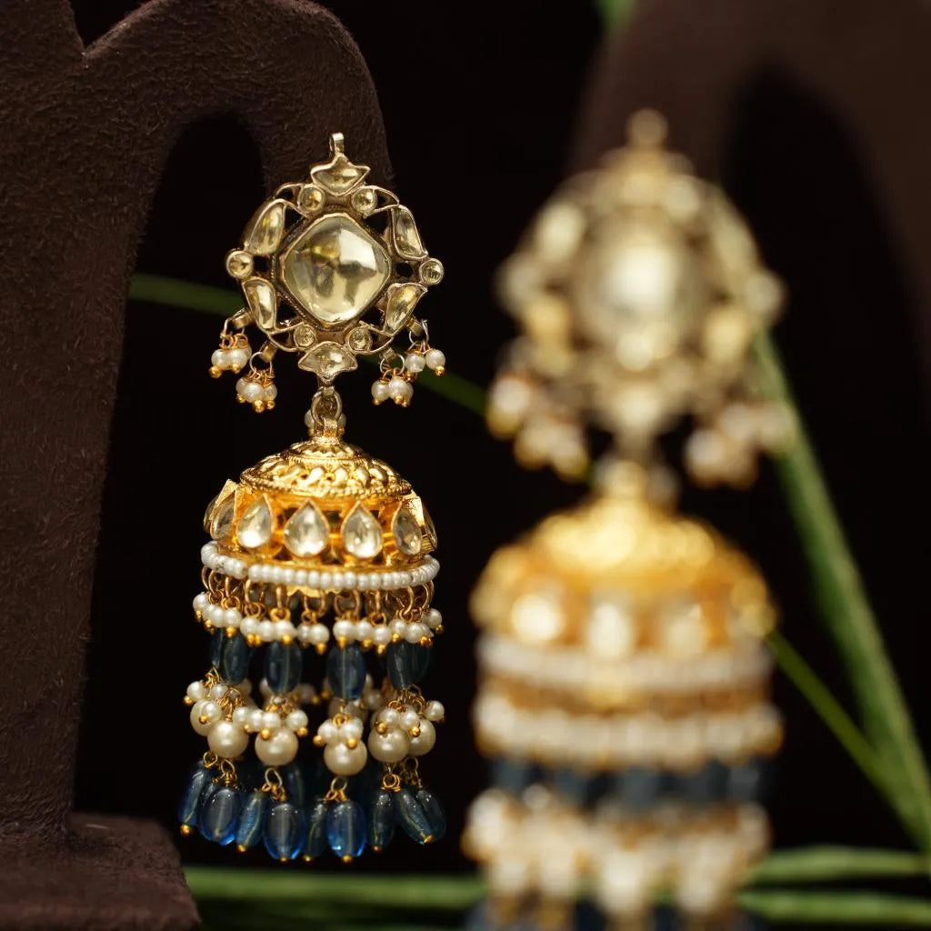Riya Polki Jhumka Earrings
