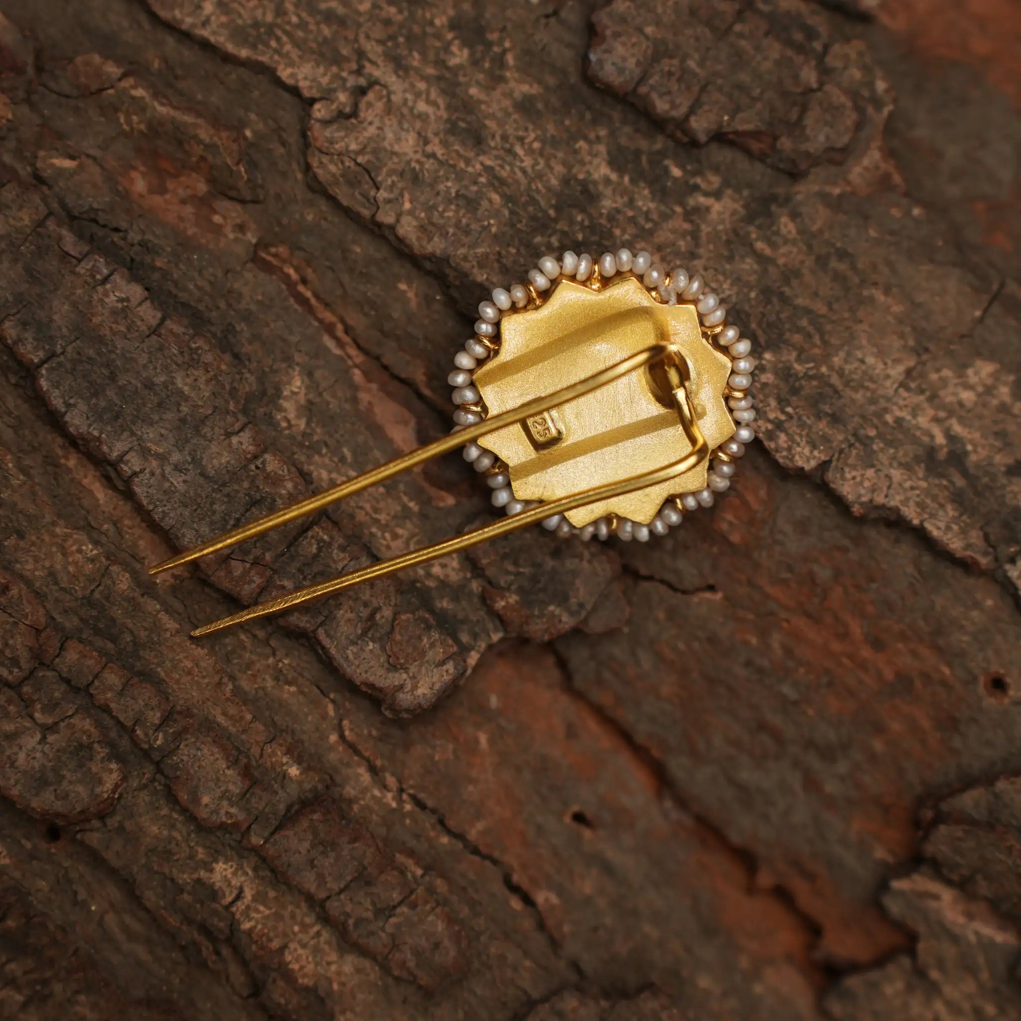 Riyana Silver Hair Pin