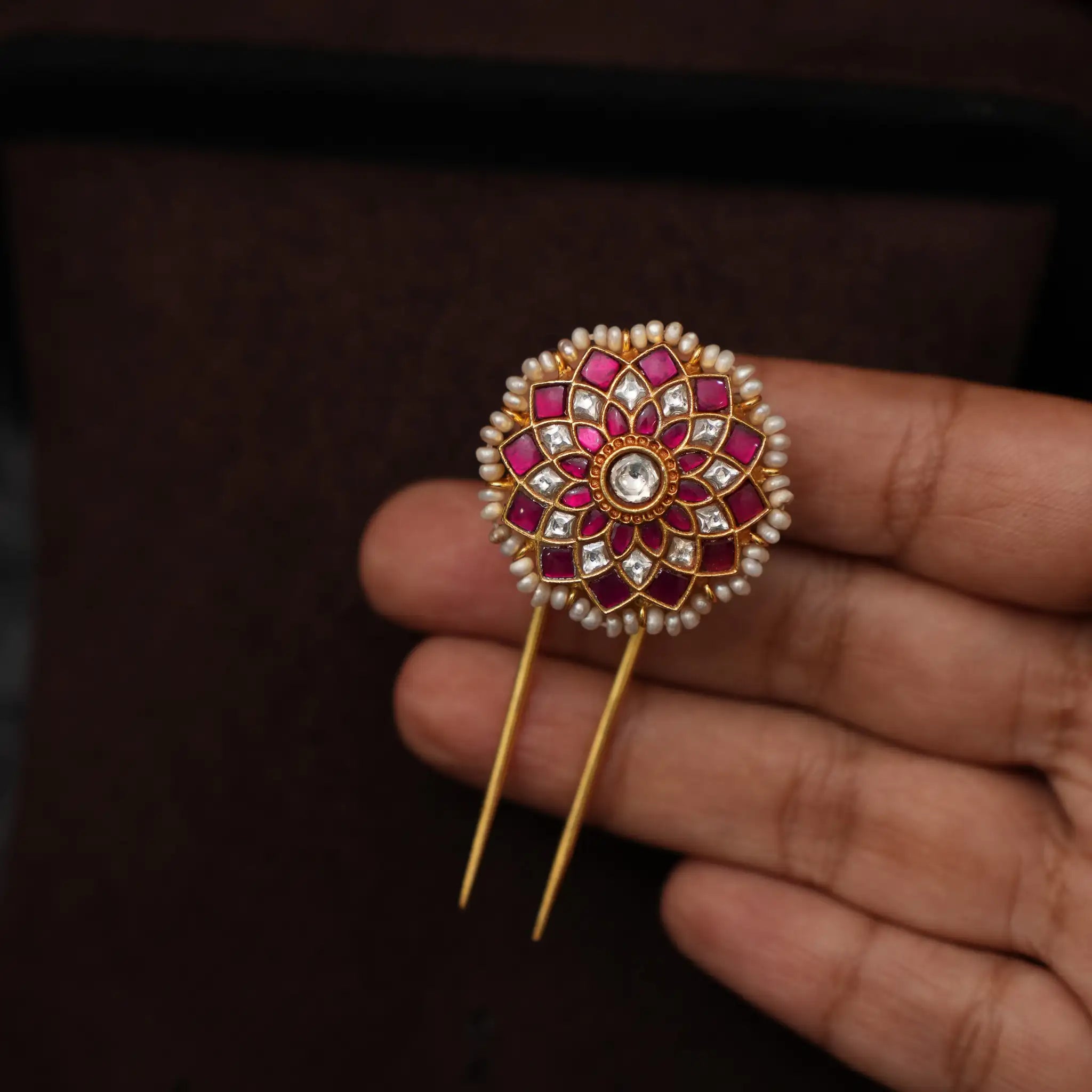 Riyana Silver Hair Pin