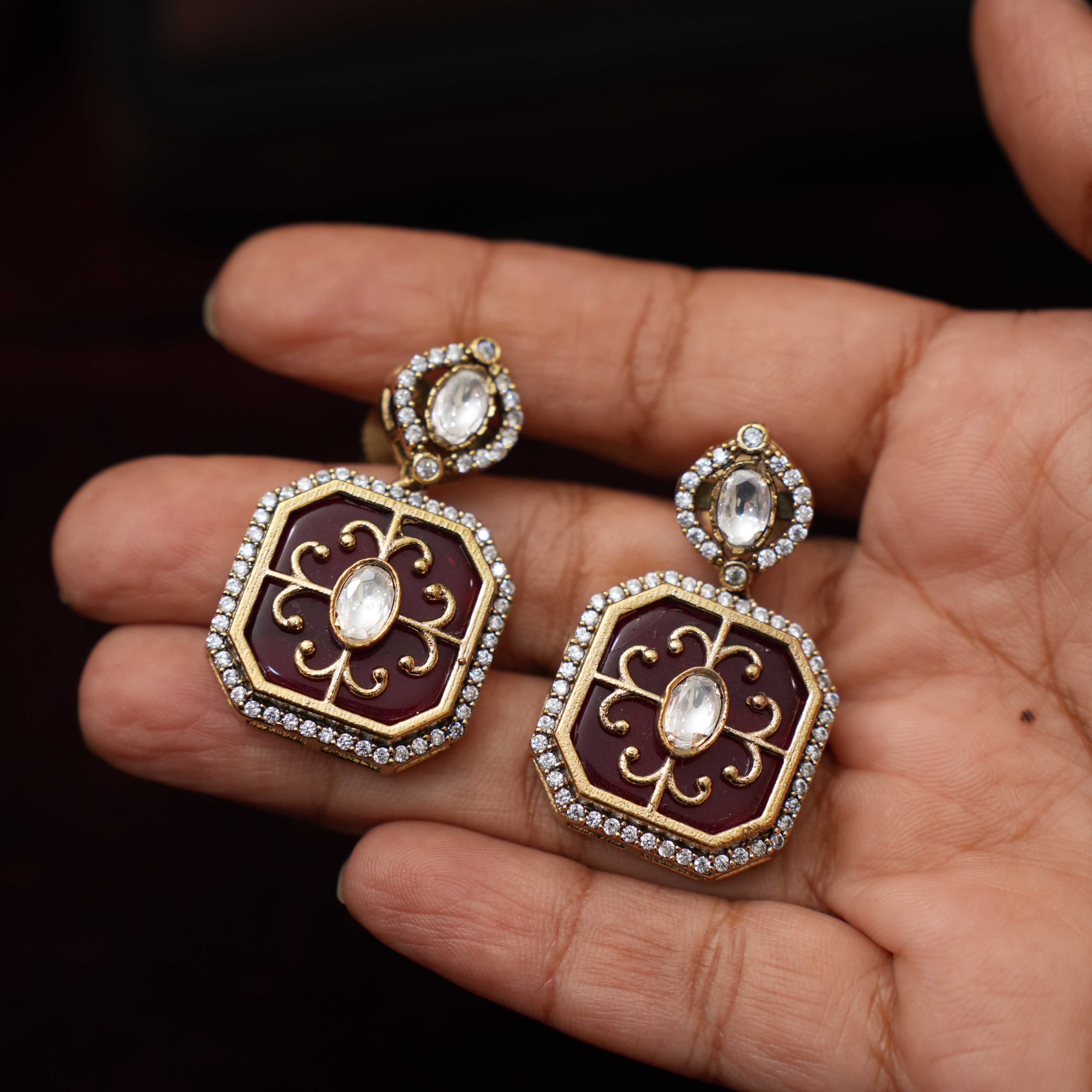 Ruchira Beaded Necklace - Red