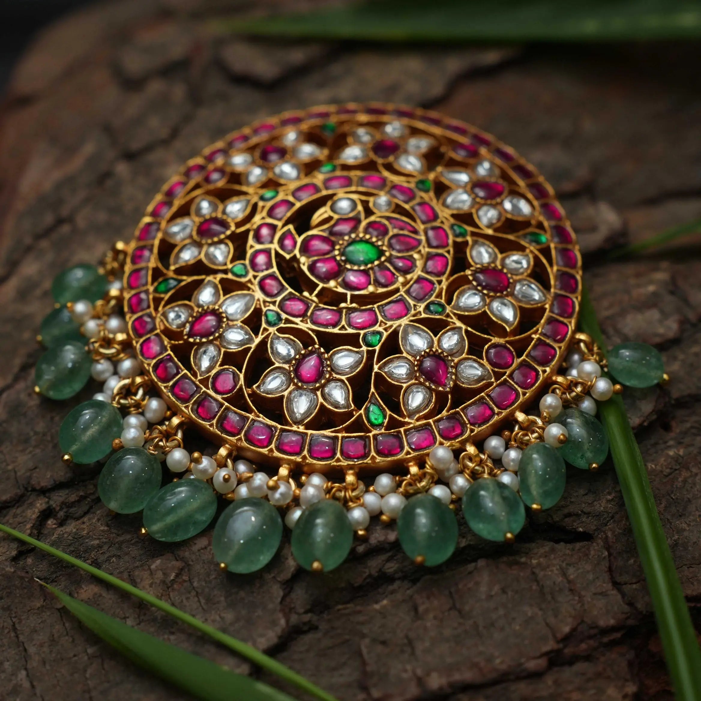 Rukmani Silver Pendant