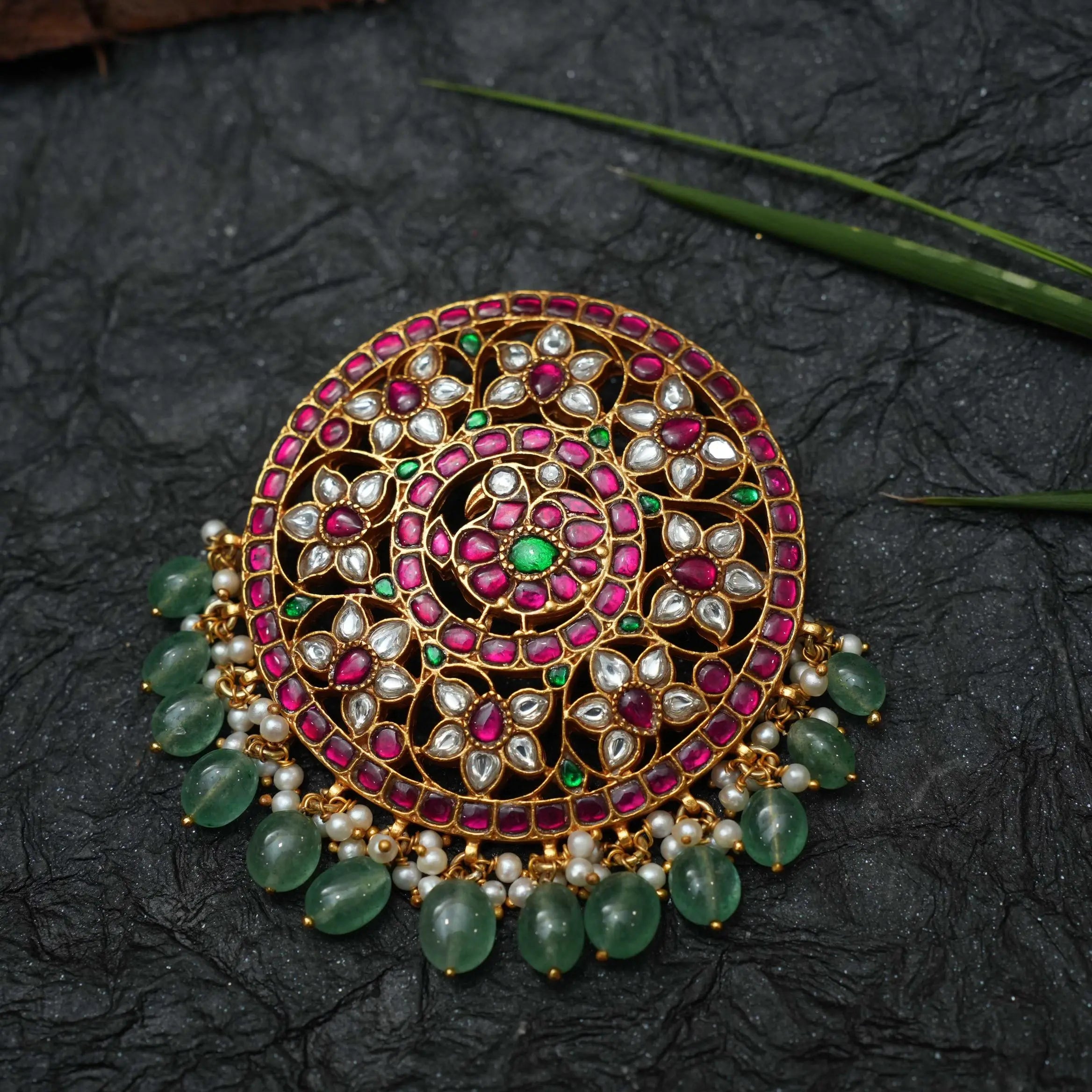 Rukmani Silver Pendant