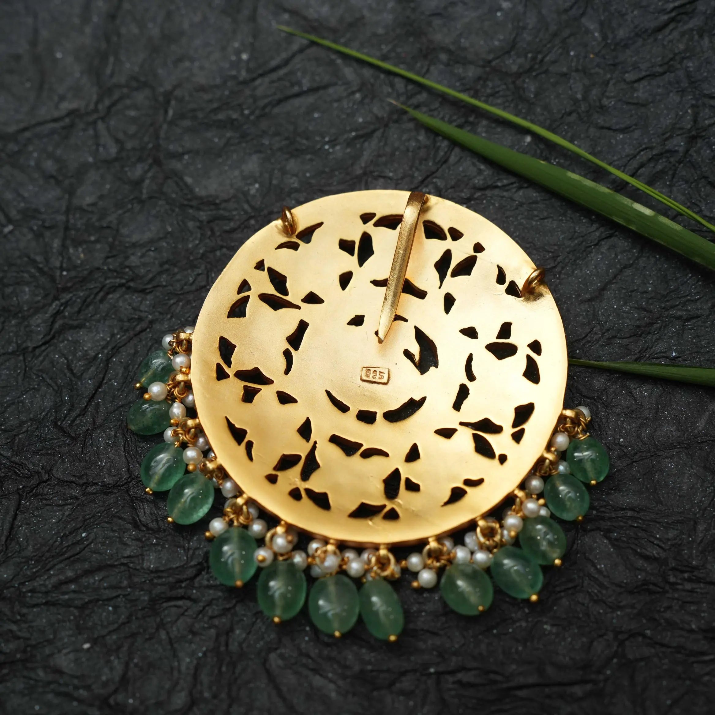 Rukmani Silver Pendant