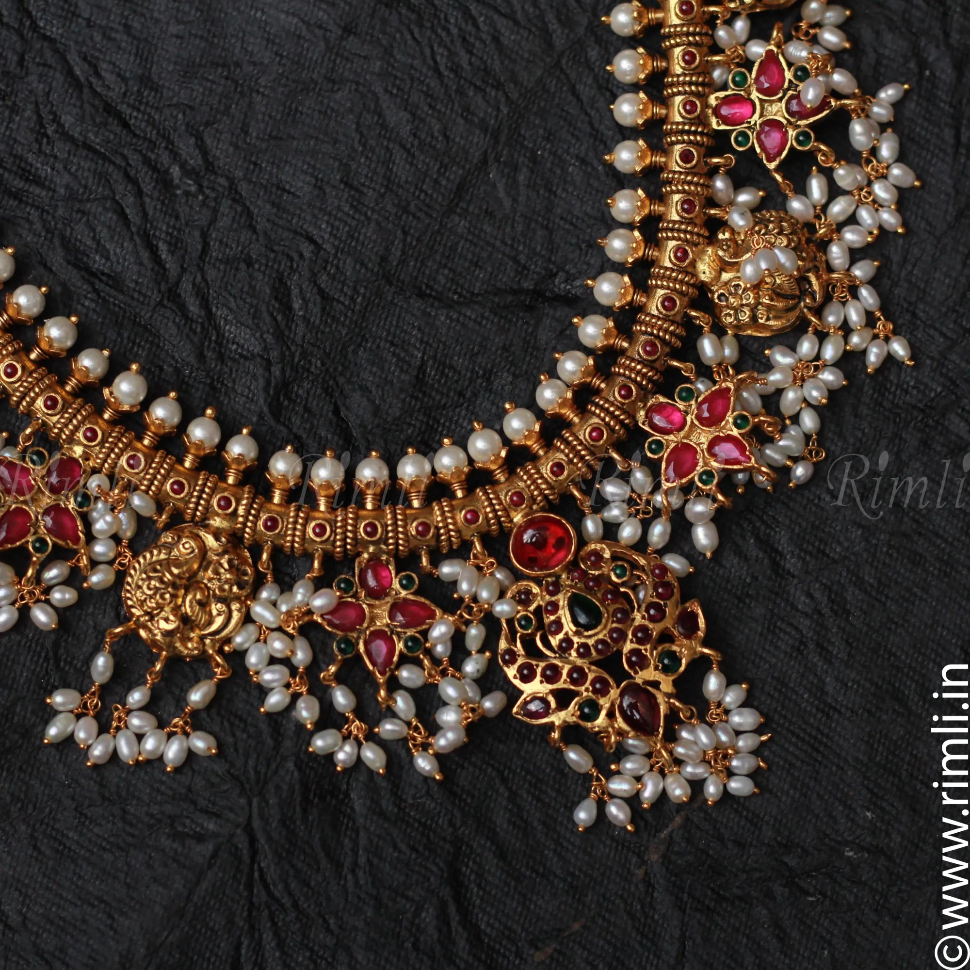 Rathi Silver Guttupusalu Necklace