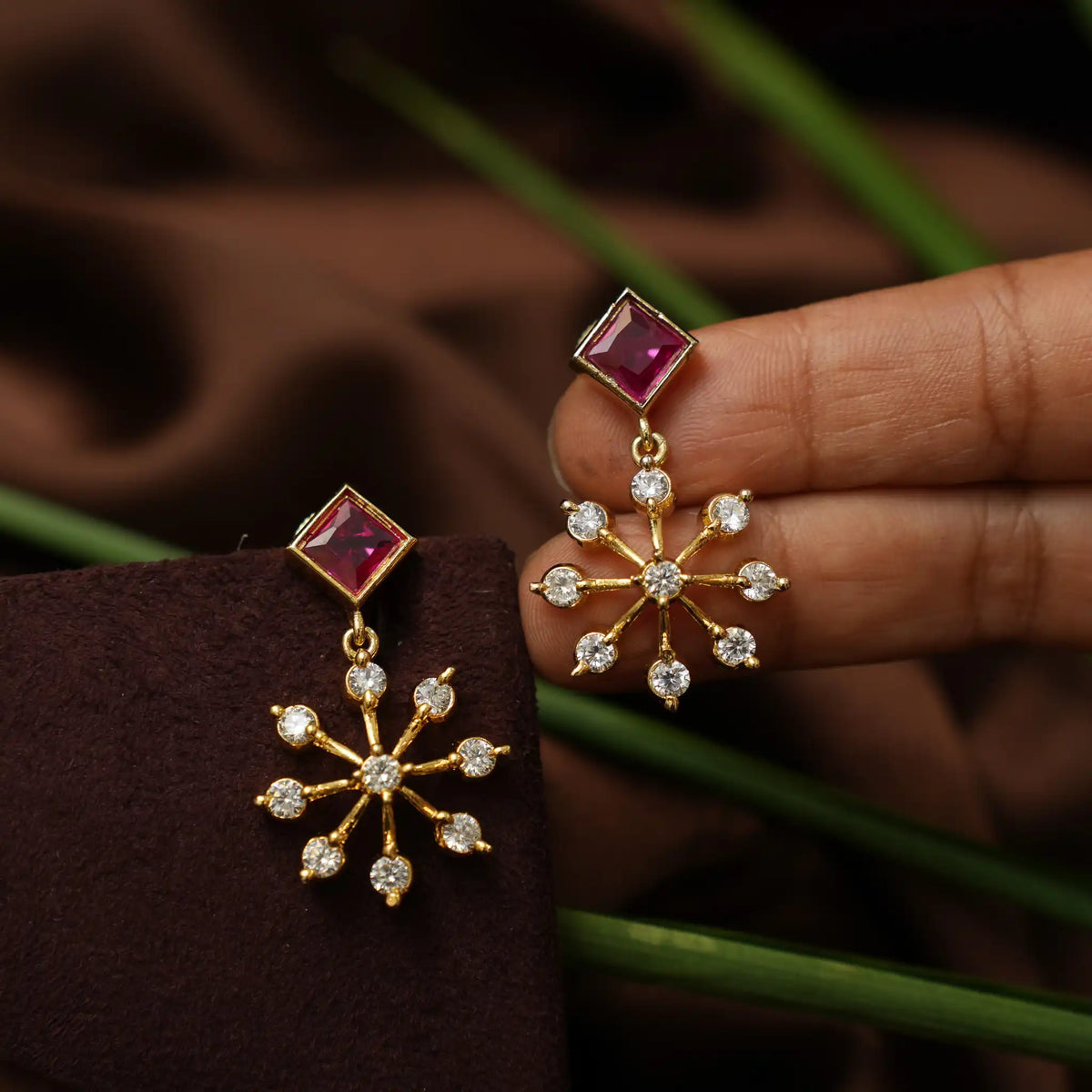 Chaitanya Zircon Earrings