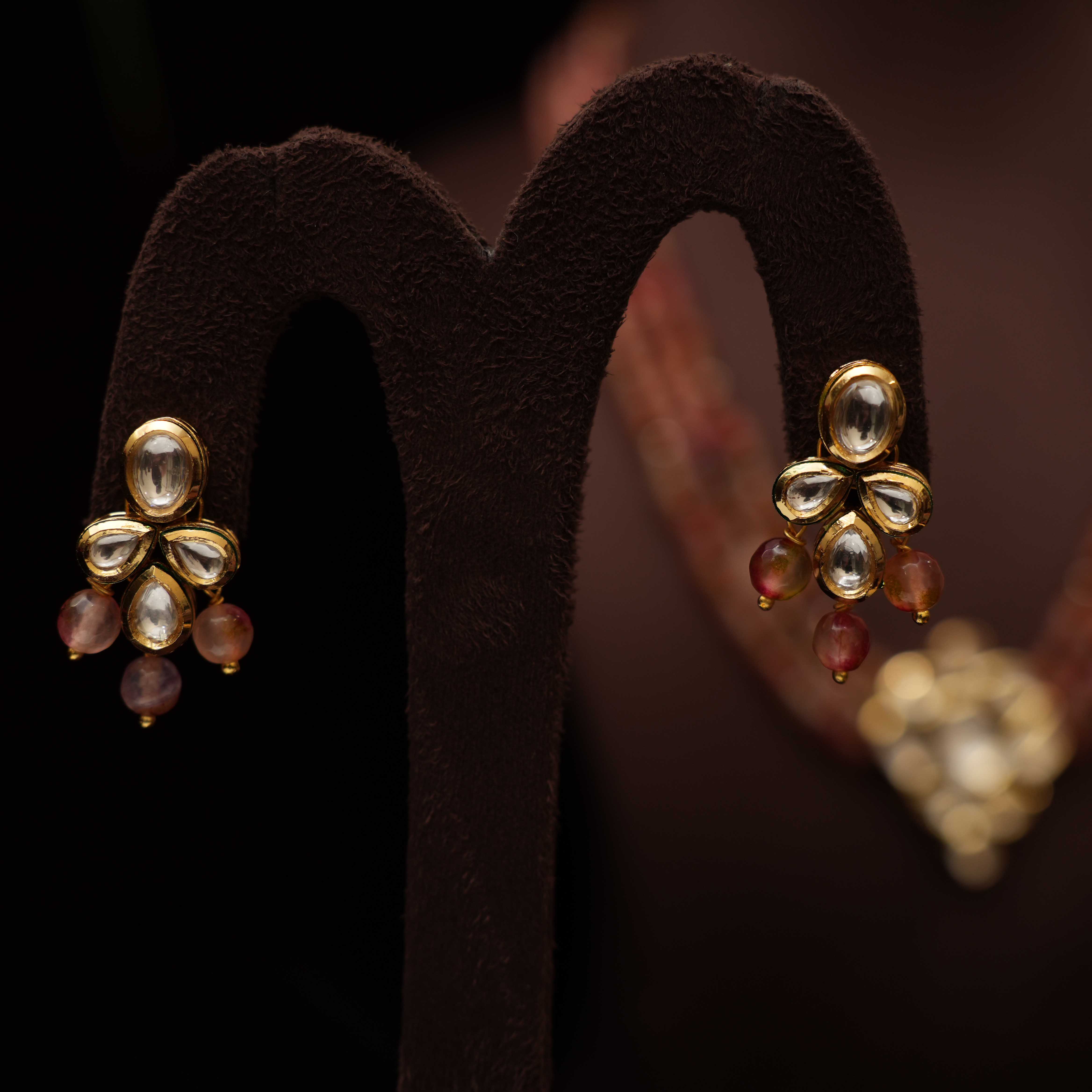 Savitha Beaded Kundan Necklace - Rimli Boutique