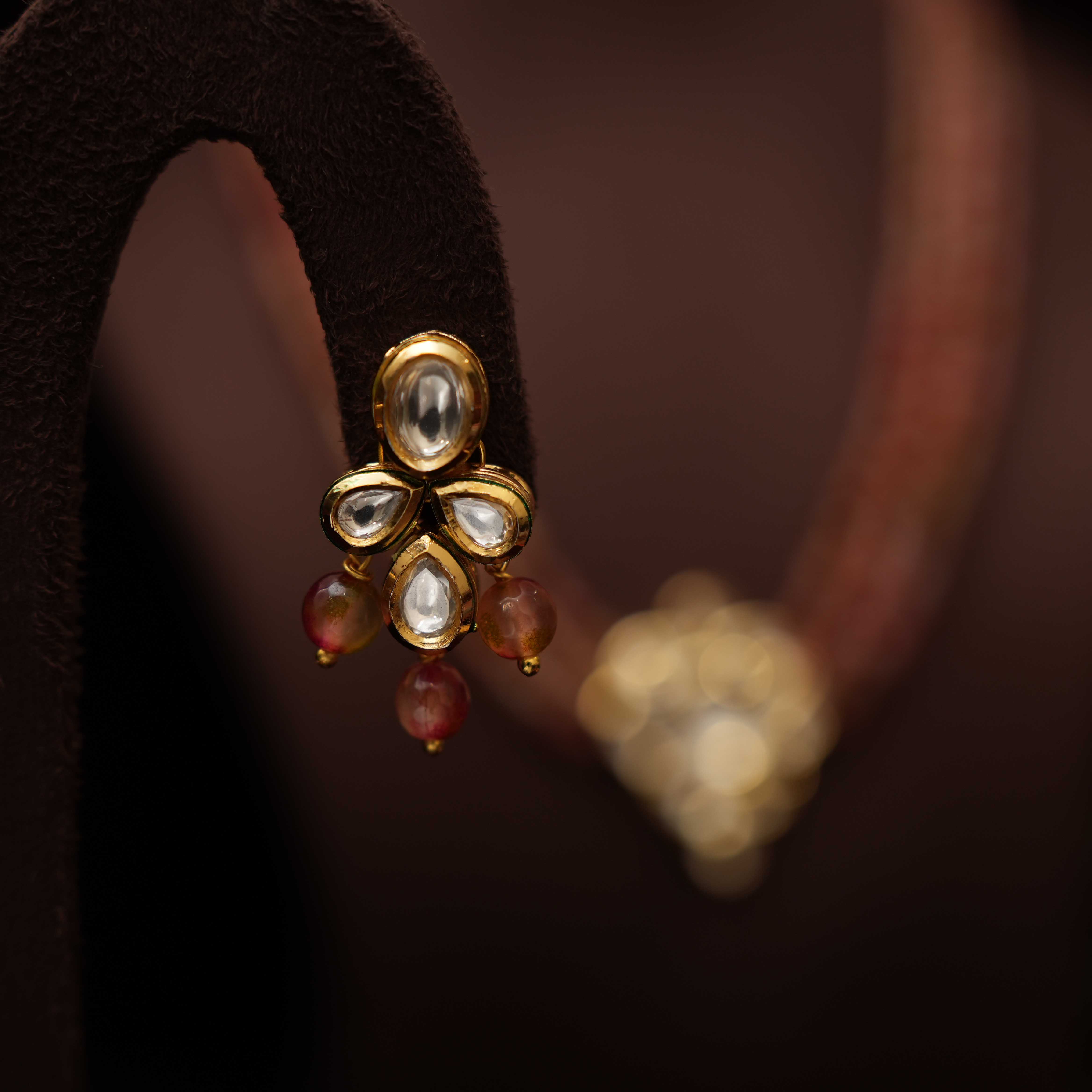 Savitha Beaded Kundan Necklace - Rimli Boutique